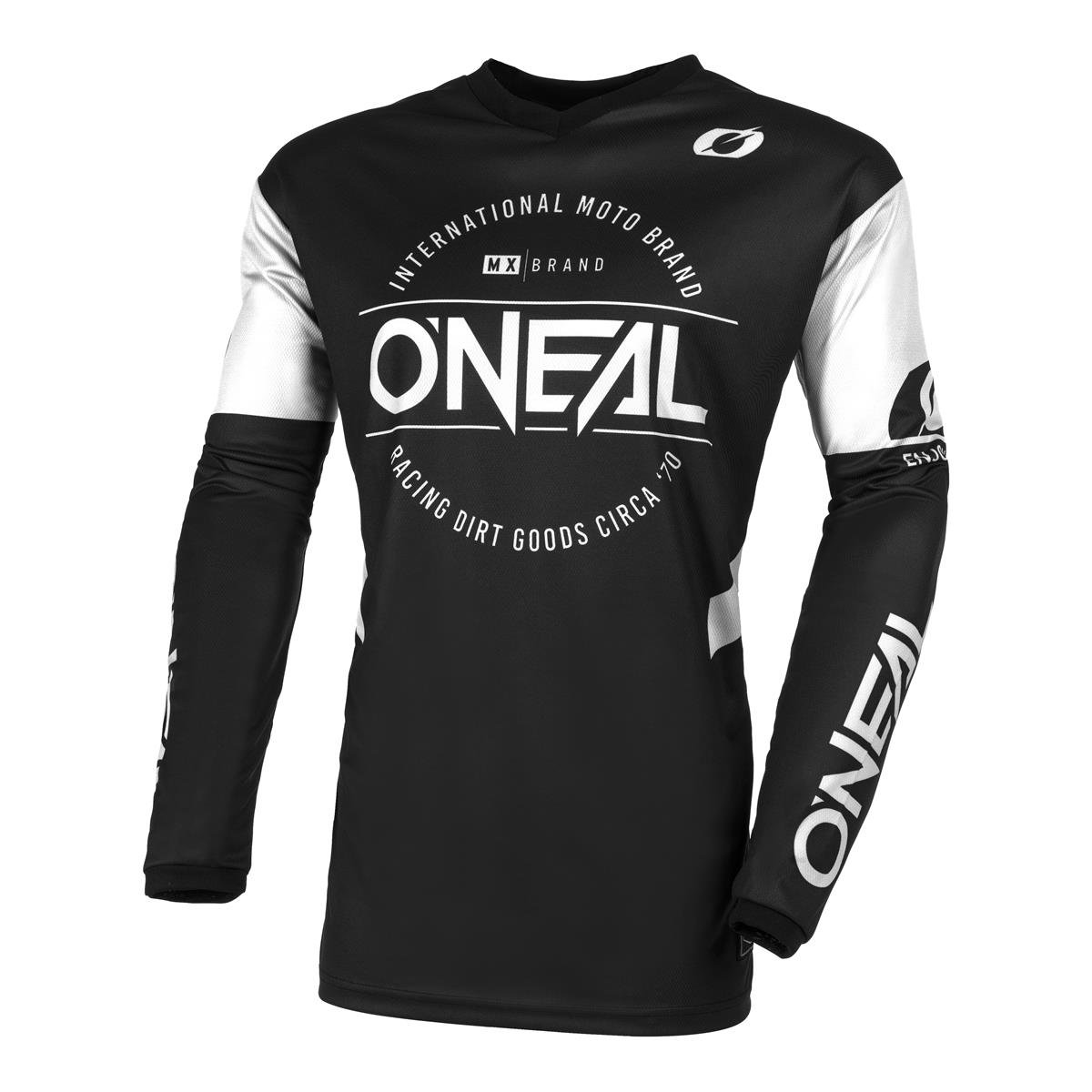 O'Neal Maillot MX Element Brand V.23 - Noir/Blanc
