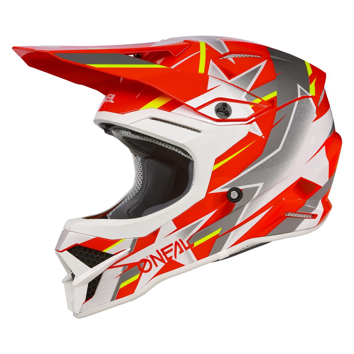 O'Neal Motocross-Helm 3SRS Ride V.23 - Rot/Weiß