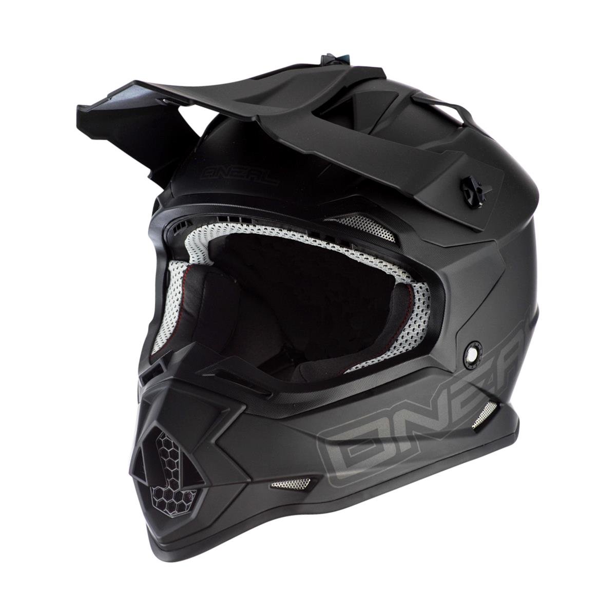 O'Neal MX Helmet 2SRS Flat V.23 - Black