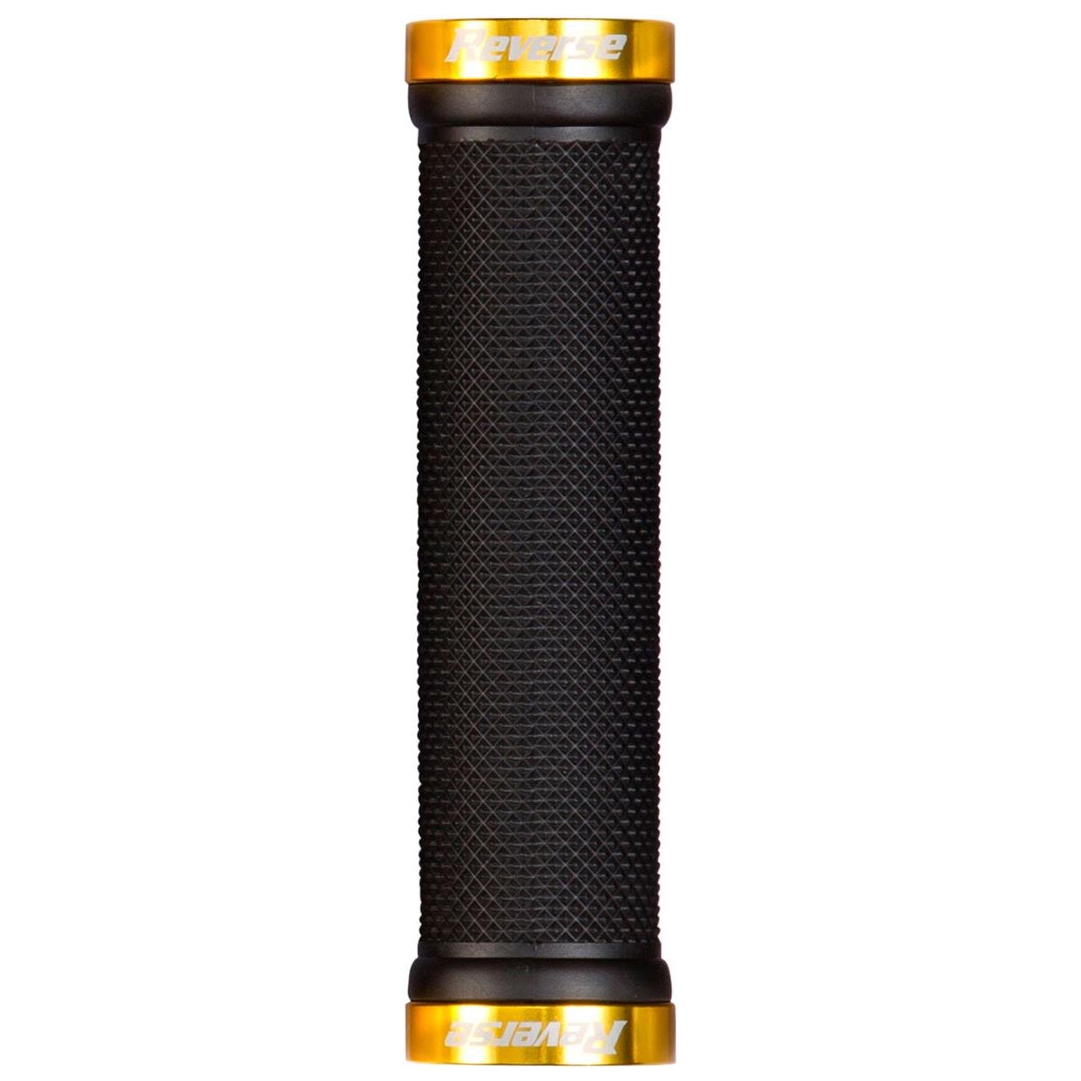 Reverse Components MTB Grips Classic Lock-On System, 29 x 130 mm, Black/Gold