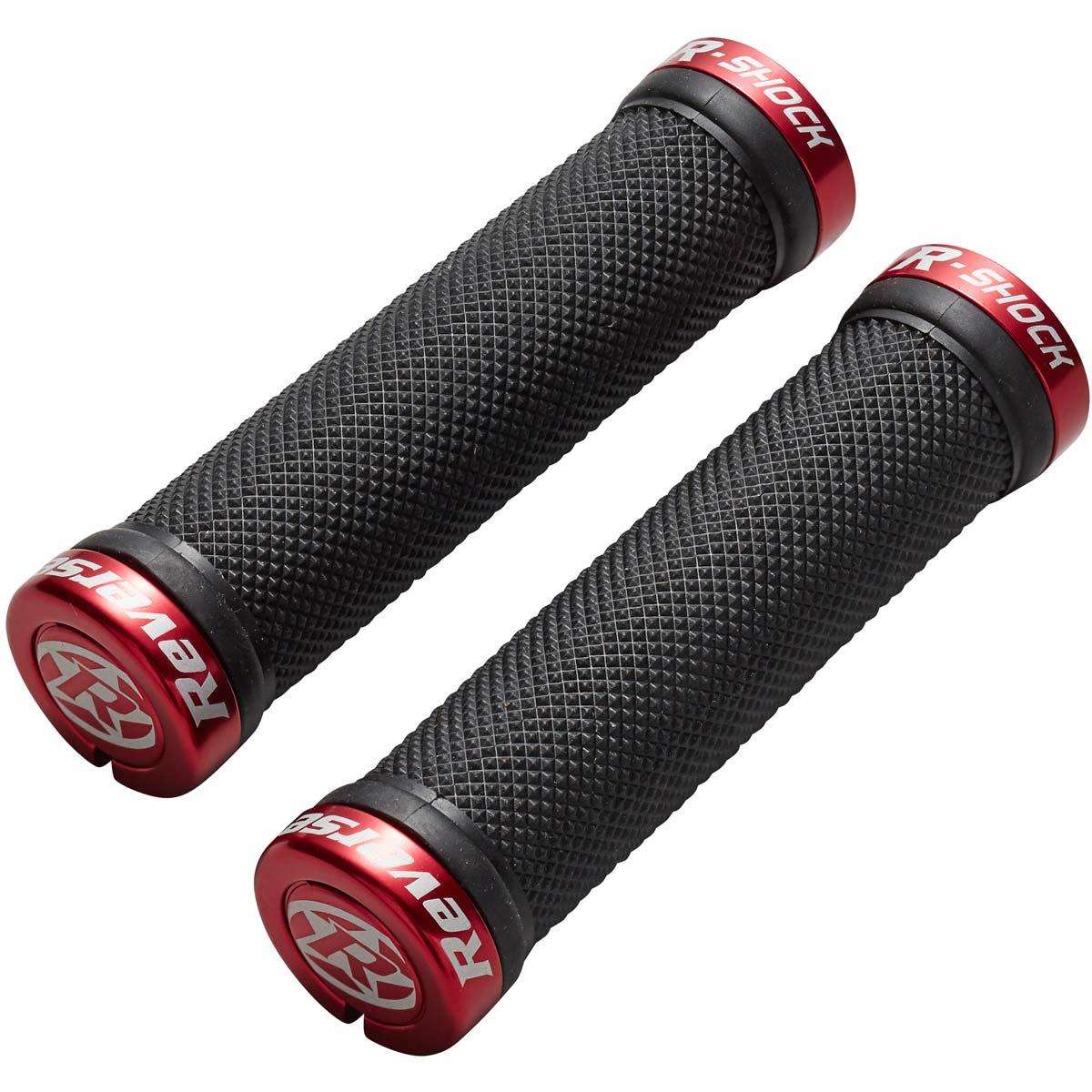 Reverse Components MTB Grips R-Shock Lock-On System, 31 x 130 mm, Black/Red