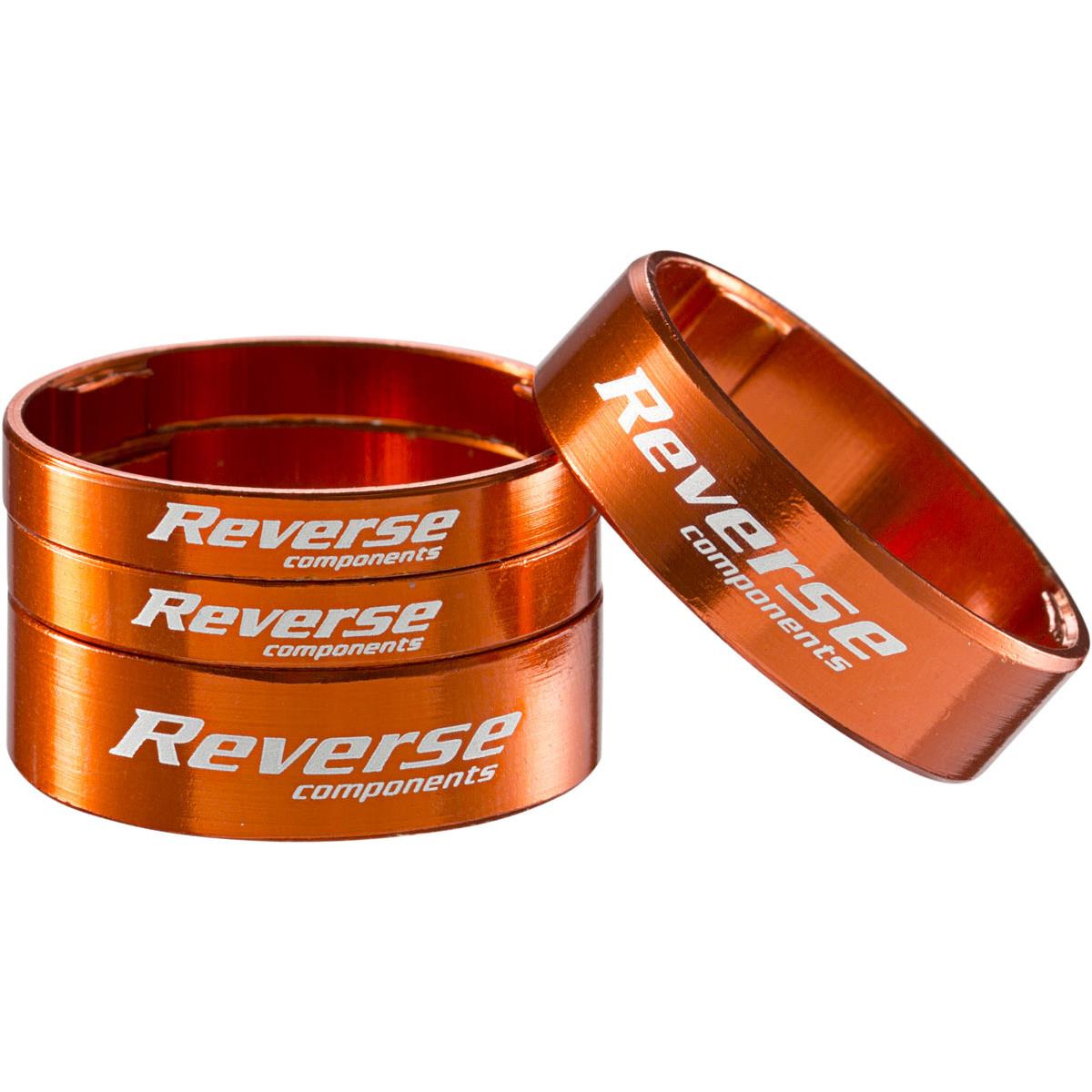 Reverse Components Kit Entretoises de Direction Ultra-Light Orange