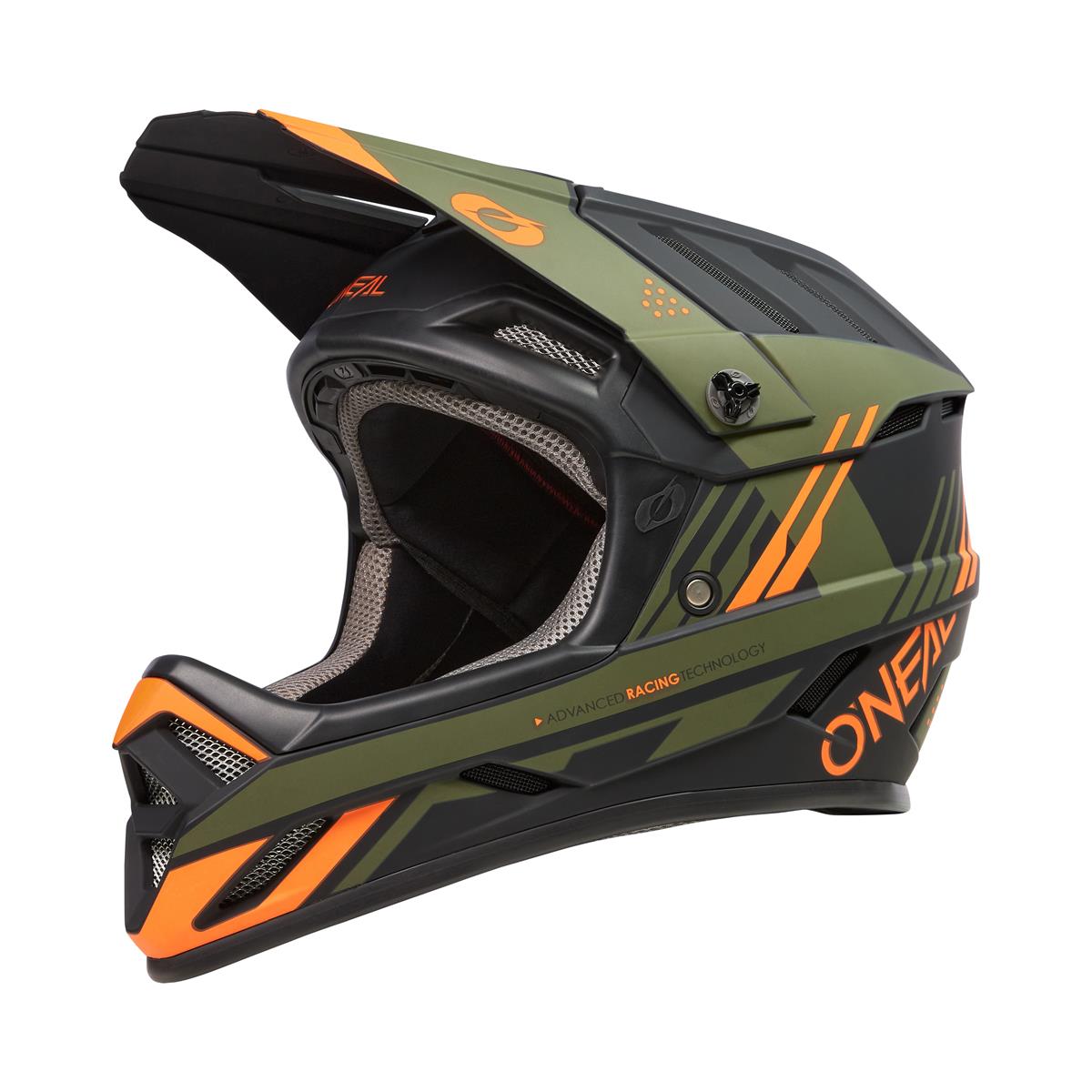 O'Neal Downhill MTB-Helm Backflip Strike V.23 - Schwarz/Orange/Olive