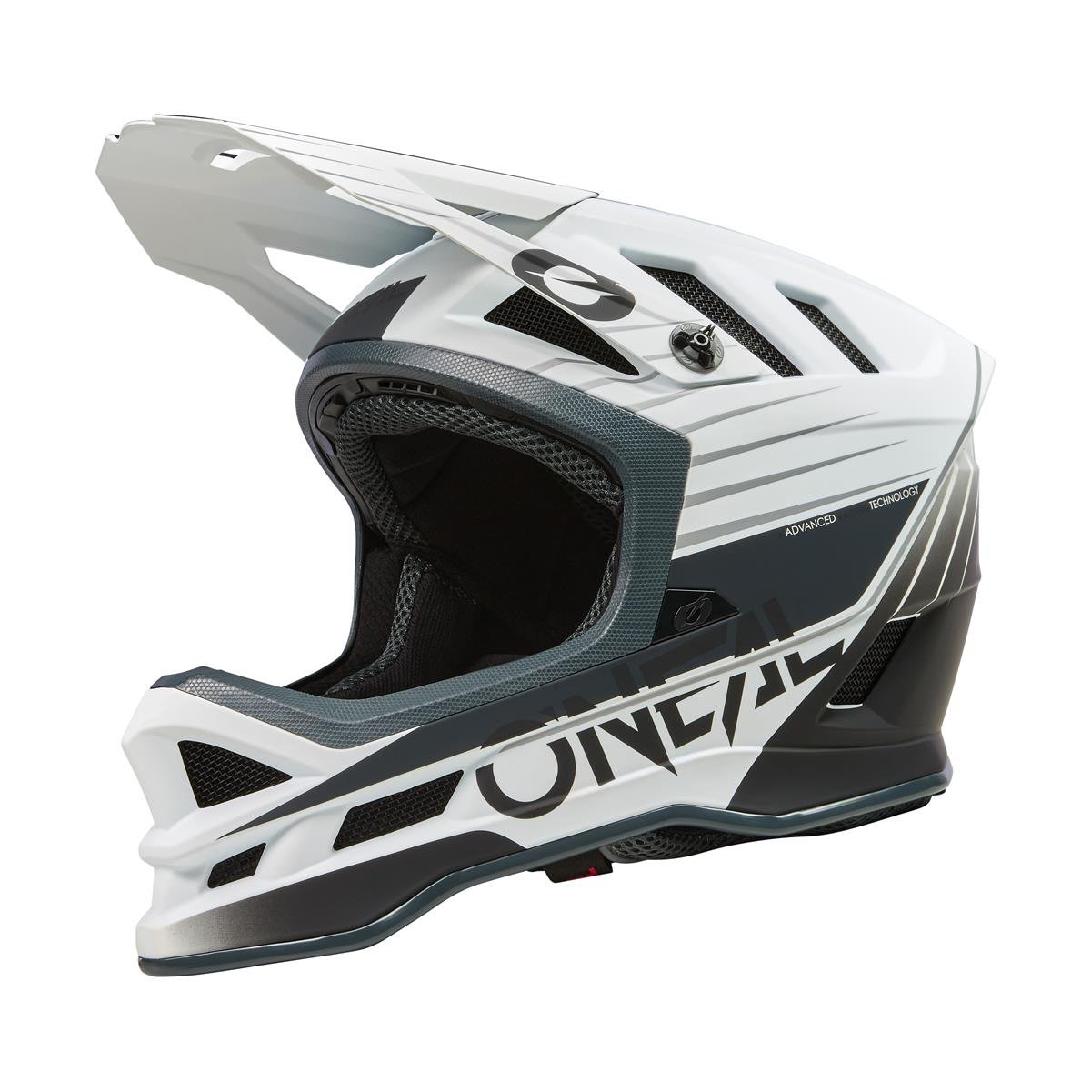 O'Neal Downhill MTB Helmet Blade Polyacrylite Delta V.22 - White/Gray