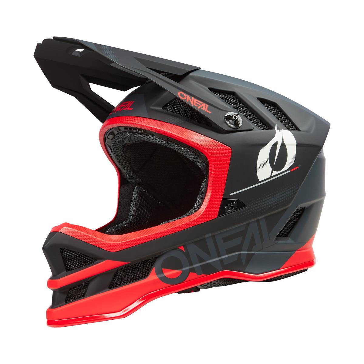 O'Neal Downhill MTB-Helm Blade Polyacrylite Haze V.22 - Schwarz/Rot