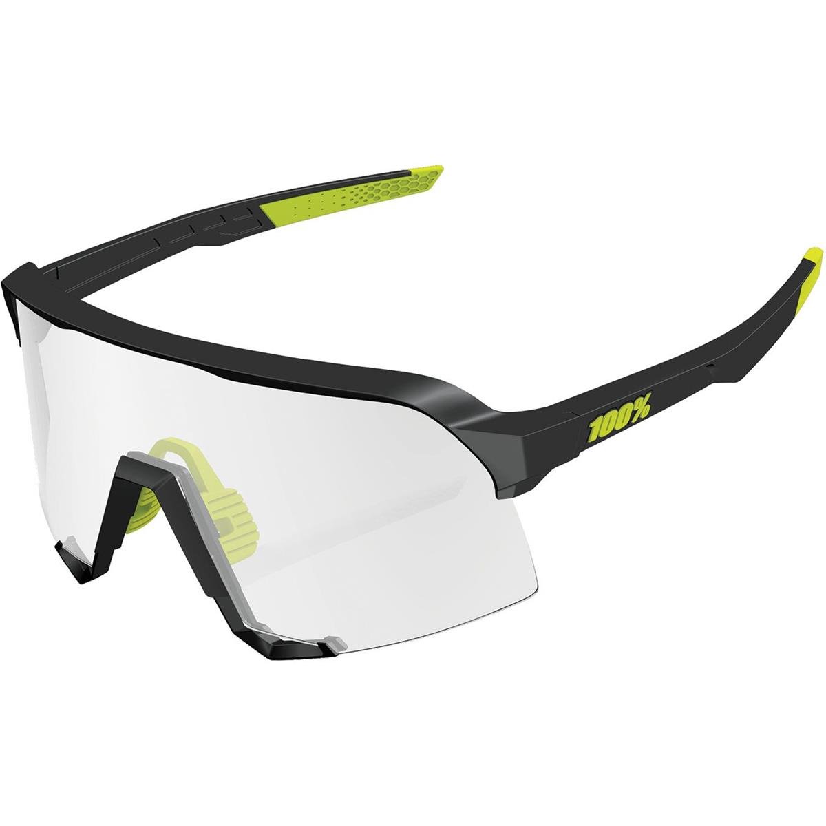 100% MTB Sport Glasses S3 Gloss Black - Photochromic Lens