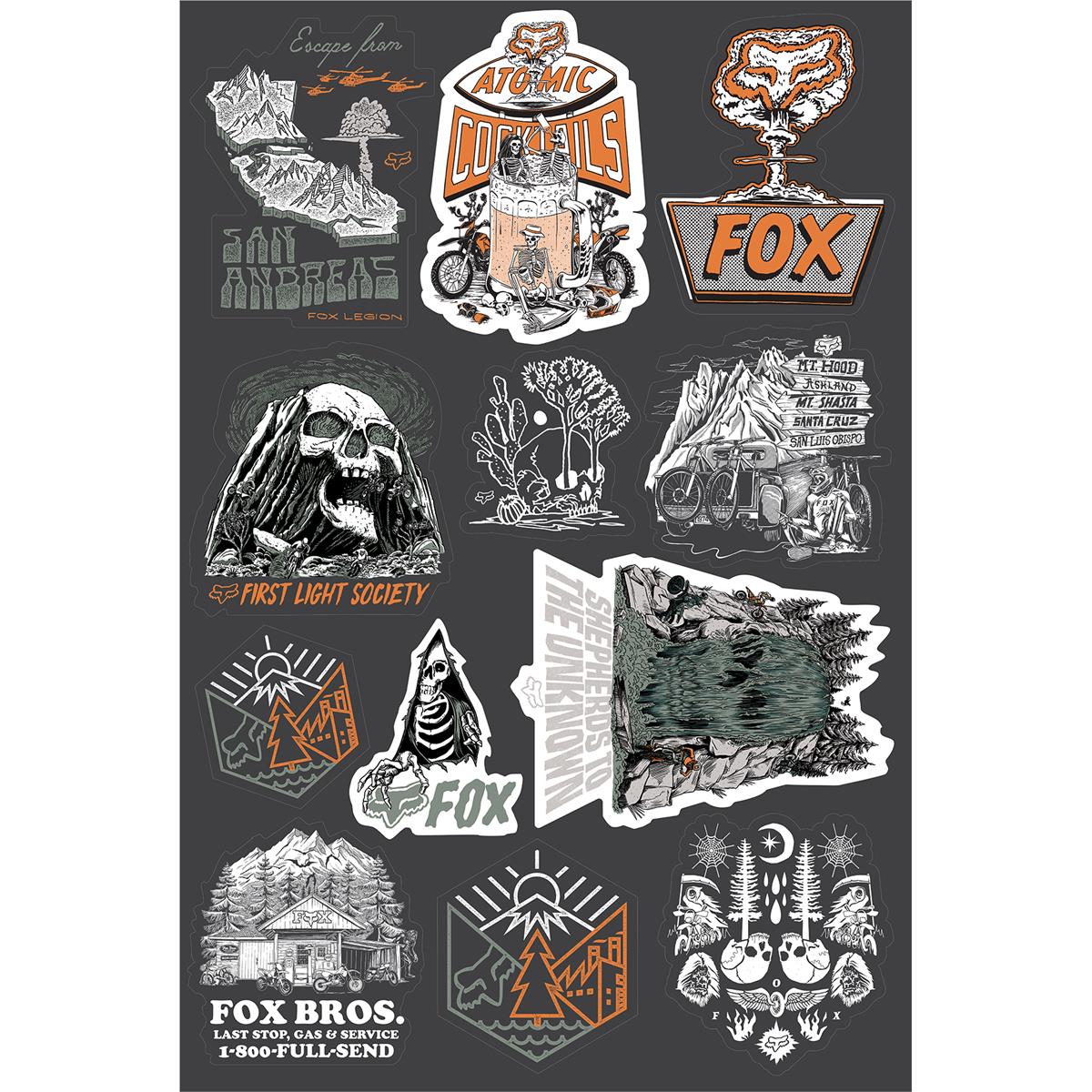 Fox Sticker Atlas Multi