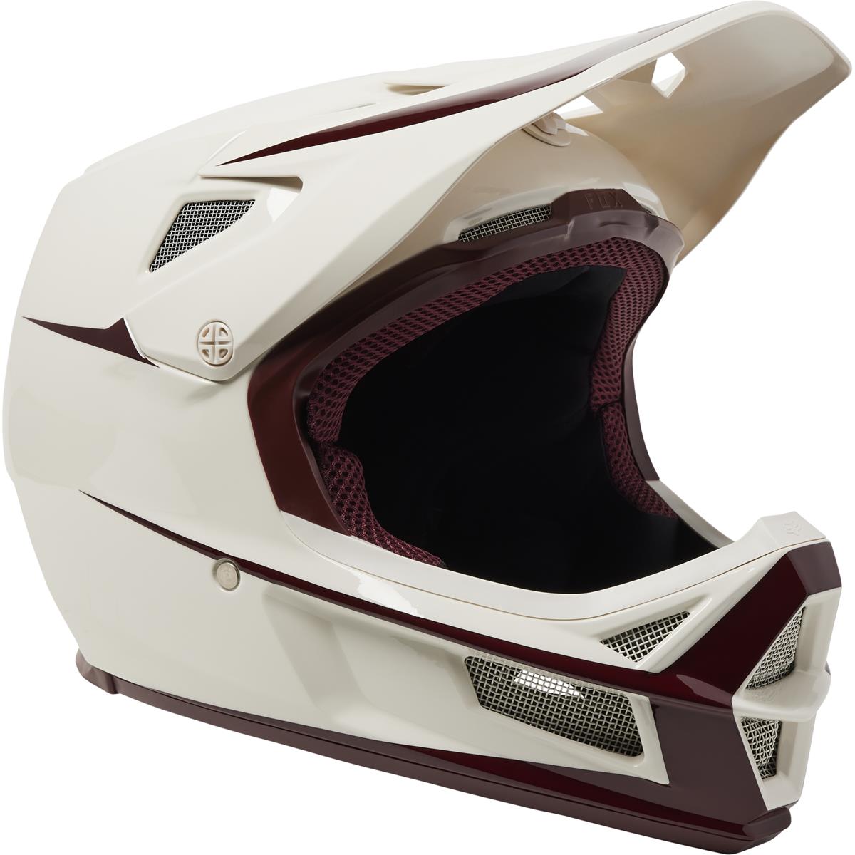 Fox Downhill MTB Helmet Rampage Comp Stohn - Vintage White