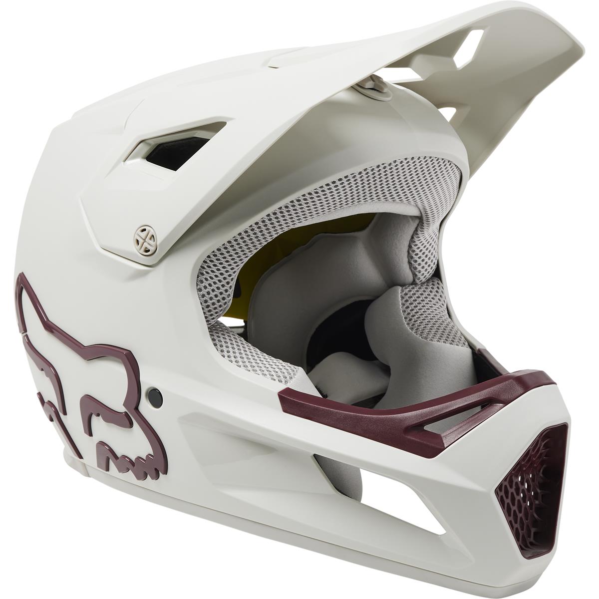 Fox Downhill MTB Helmet Rampage Vintage White