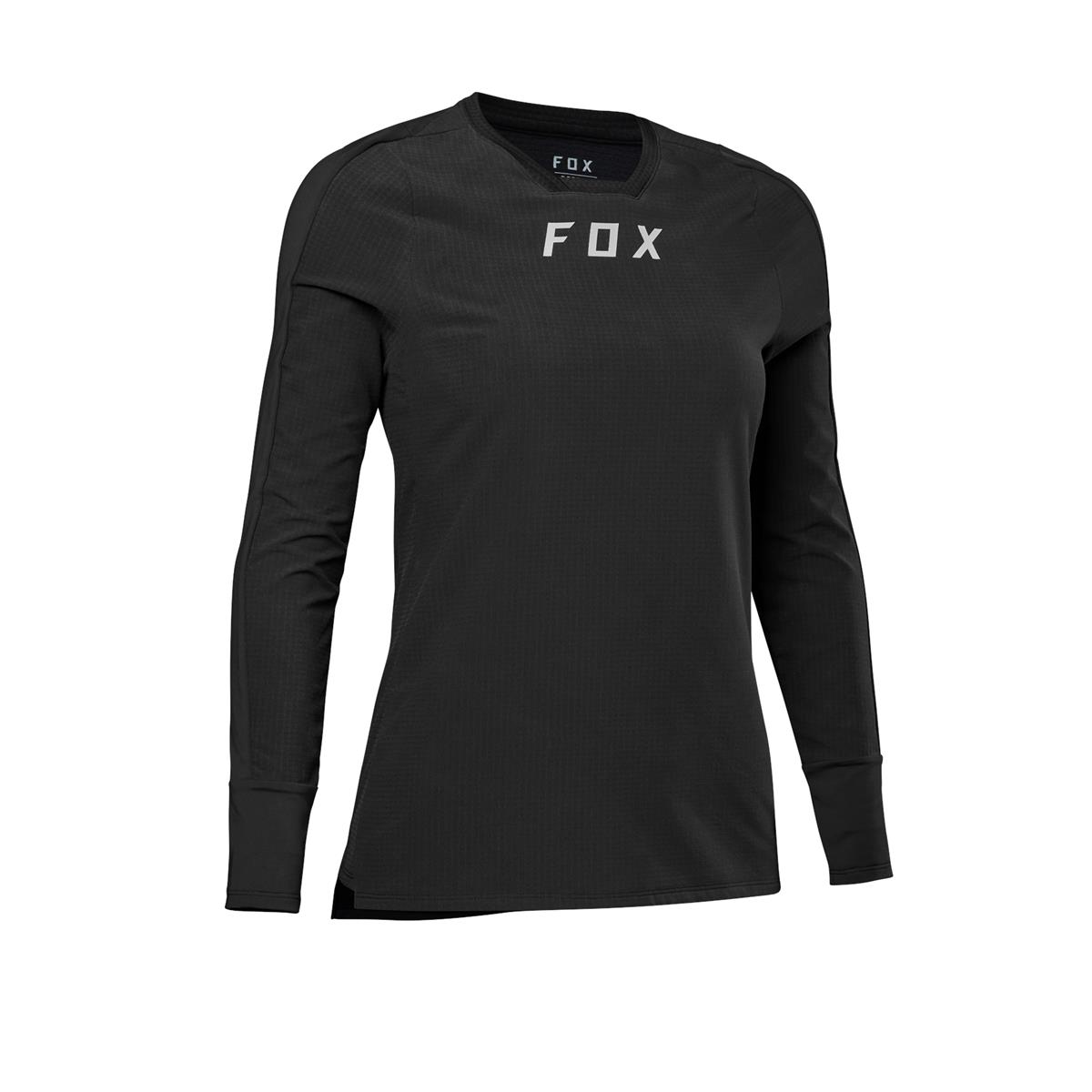 Fox Girls MTB Long Sleeve Defend Thermal Black | Maciag Offroad