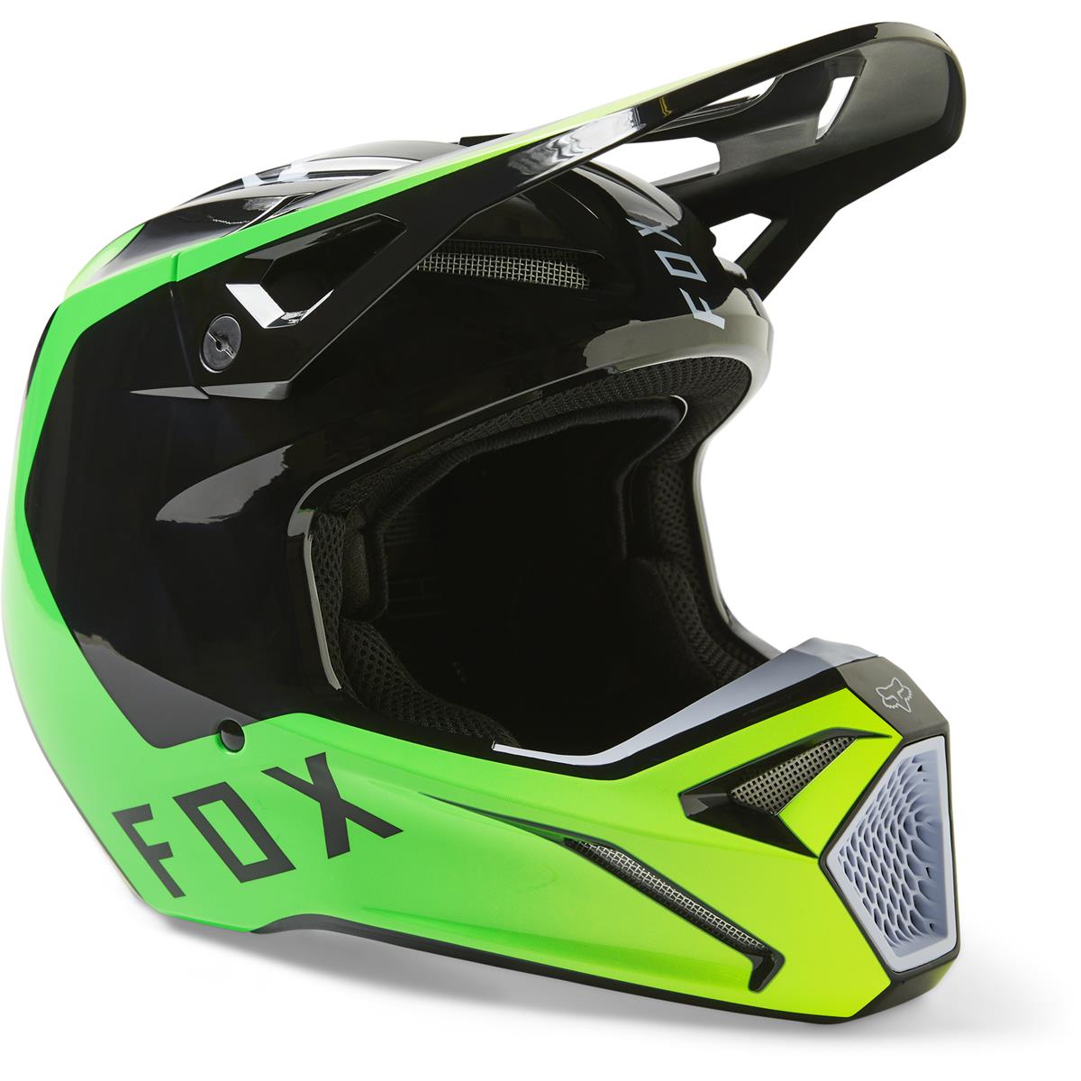 Fox Motocross-Helm V1 Dpth Schwarz
