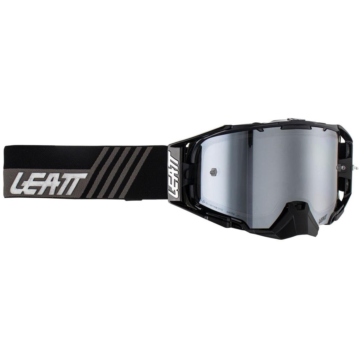 Leatt Crossbrille Velocity 6.5 IRIZ Stealth/Silber