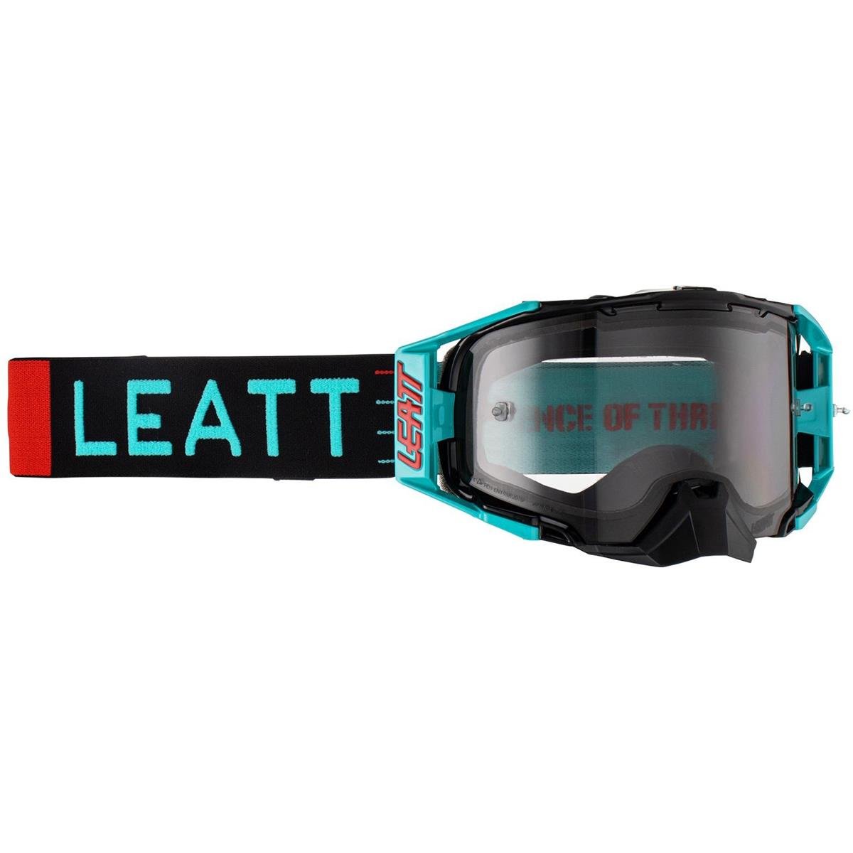 Leatt Crossbrille Velocity 6.5 Fuel - Hellgrau