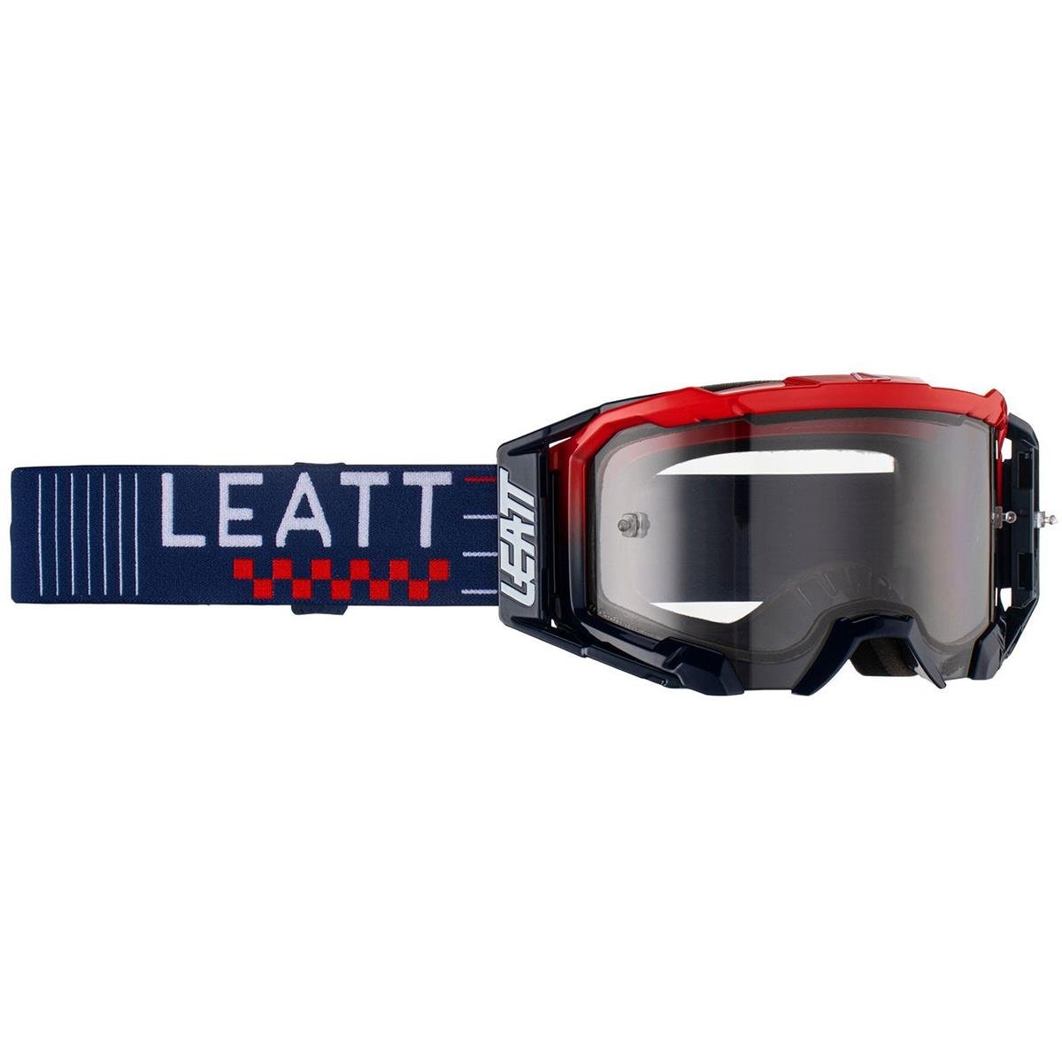 Leatt Crossbrille Velocity 5.5 Royal - Hellgrau