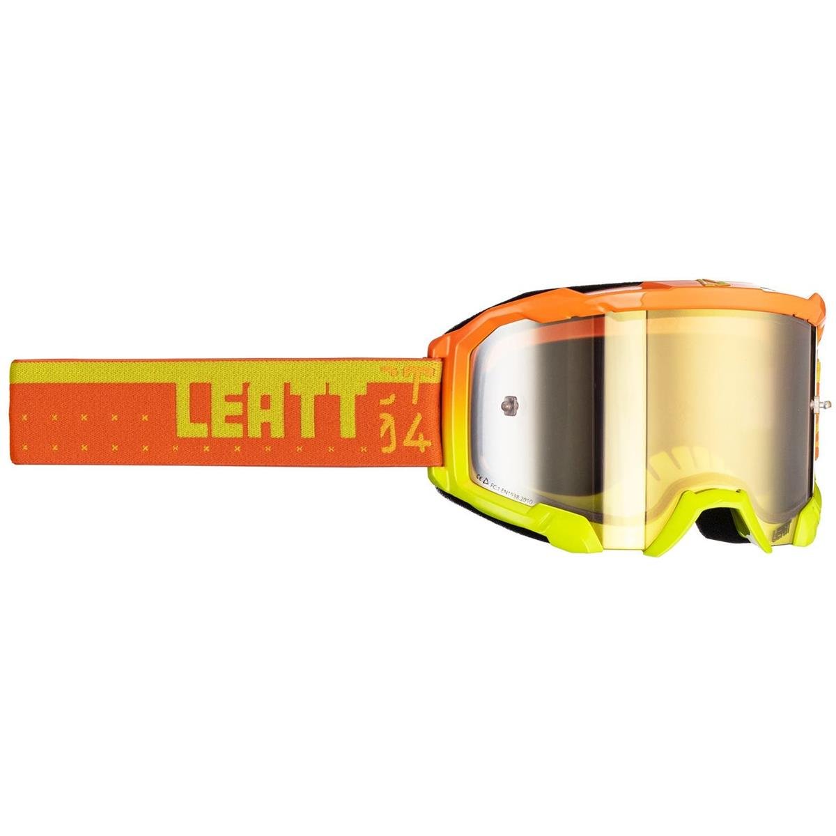 Leatt Maschera Velocity 4.5 IRIZ Citrus - Bronzo