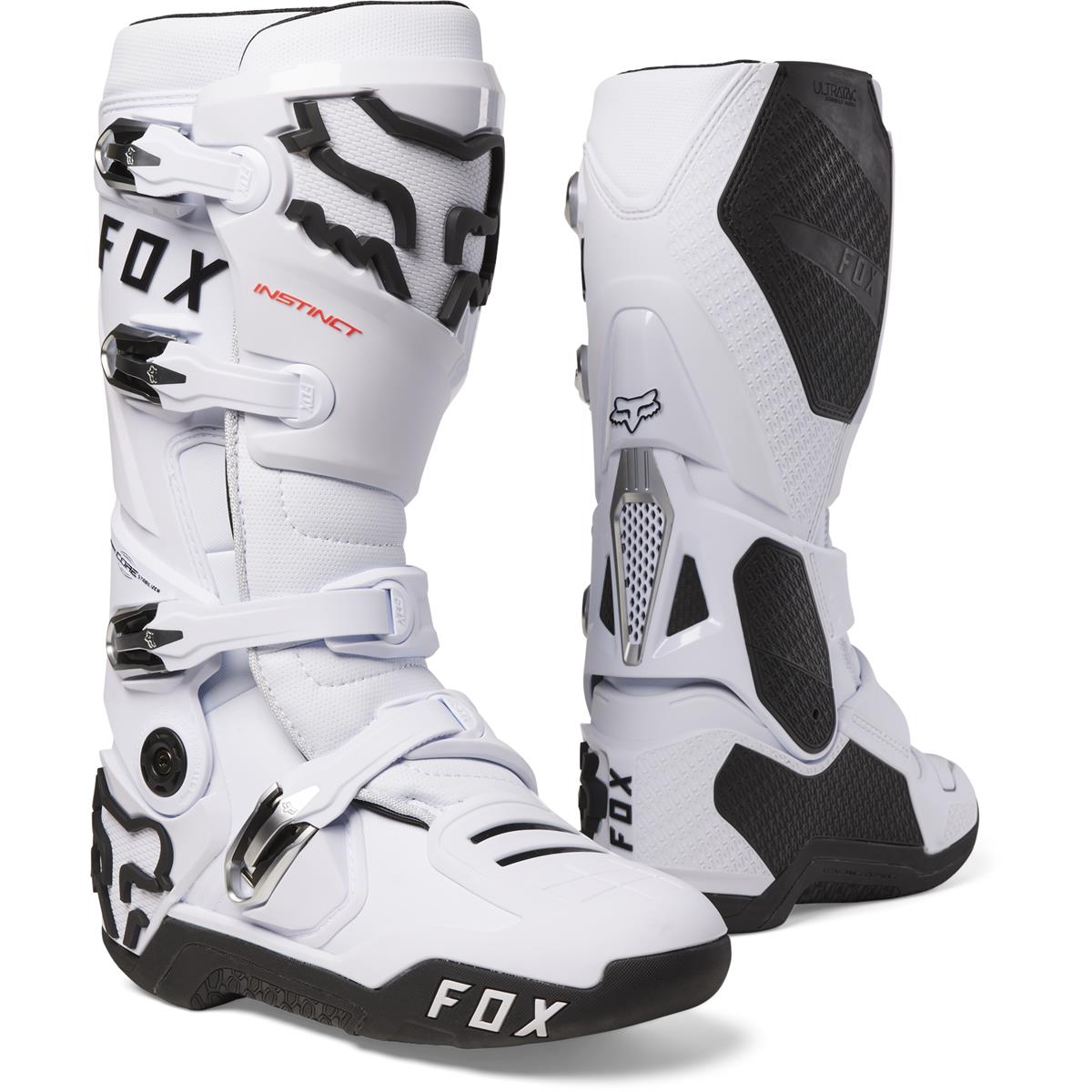 Fox Motocross-Stiefel Instinct 2.0 Weiß