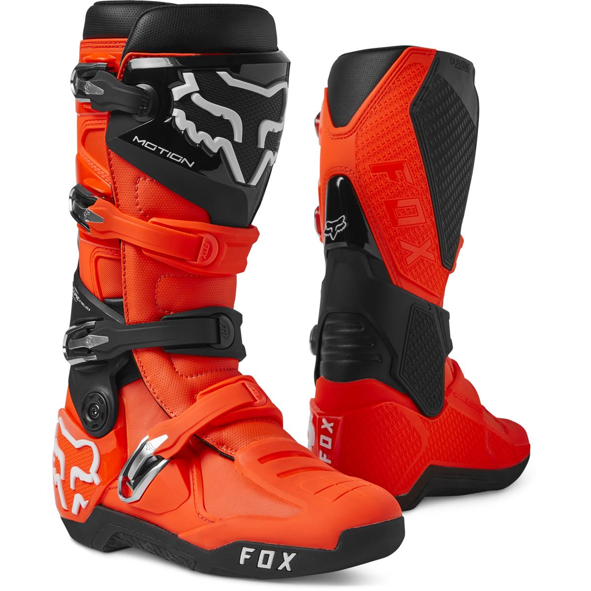 Fox Motocross-Stiefel Motion Flo Orange