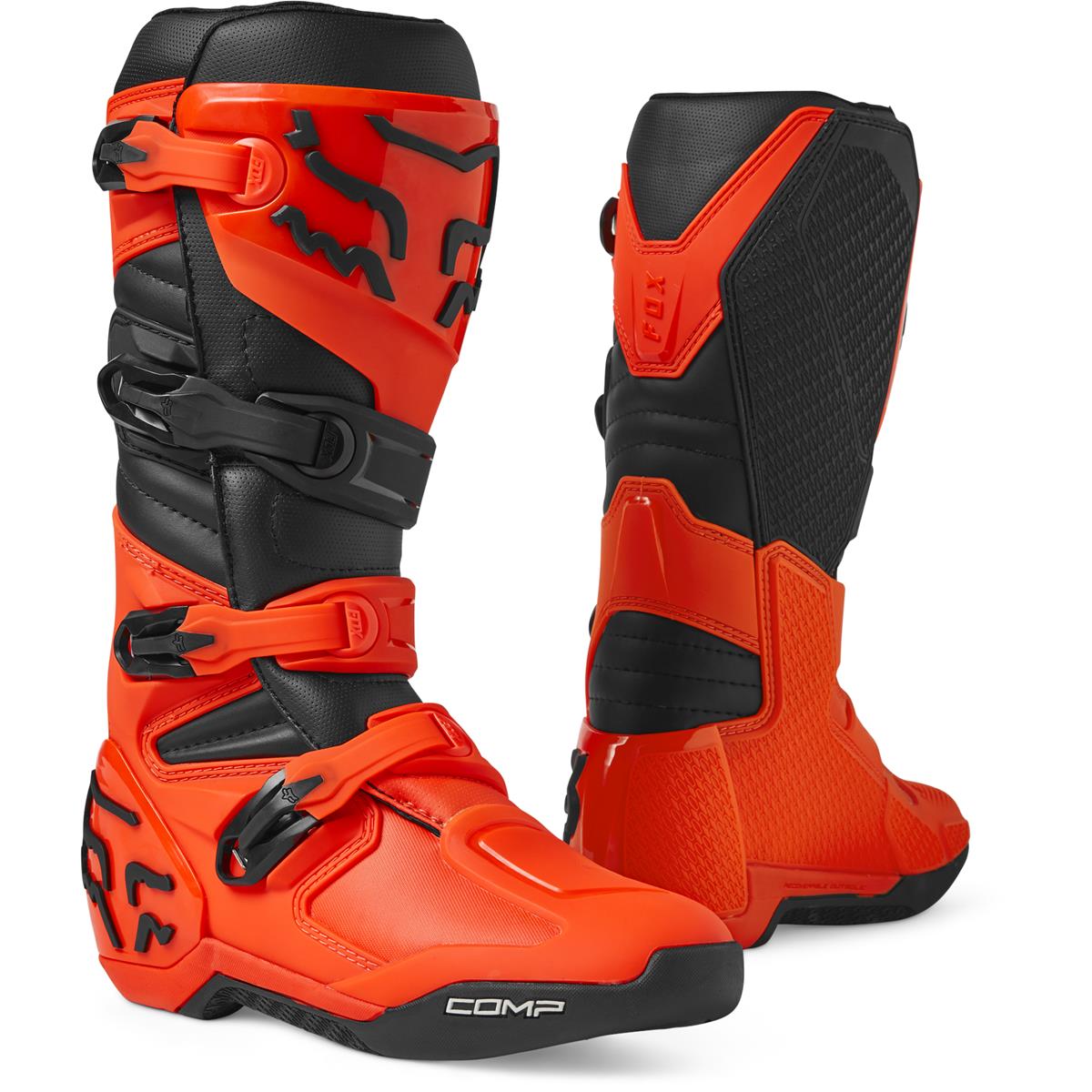 Fox Motocross-Stiefel Comp Flo Orange