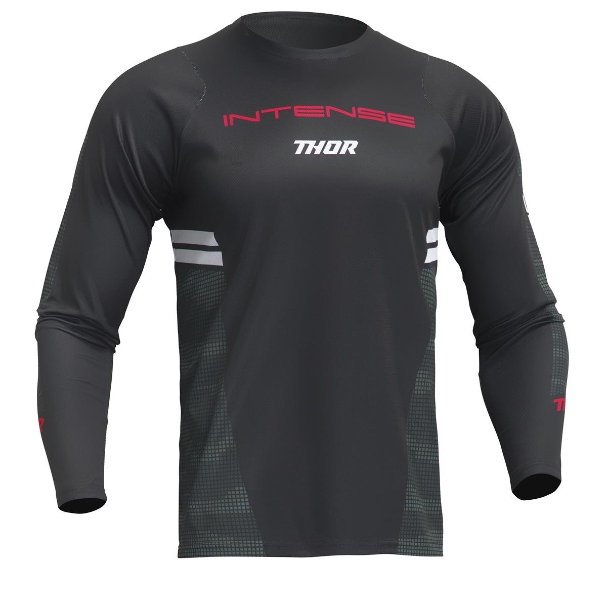 Thor MTB Jersey Long Sleeve Intense Assist Berm - Black/Camo