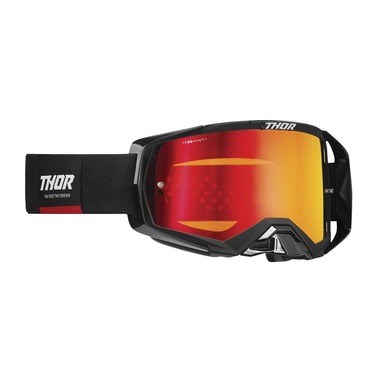 Thor Crossbrille Activate Schwarz/Rot