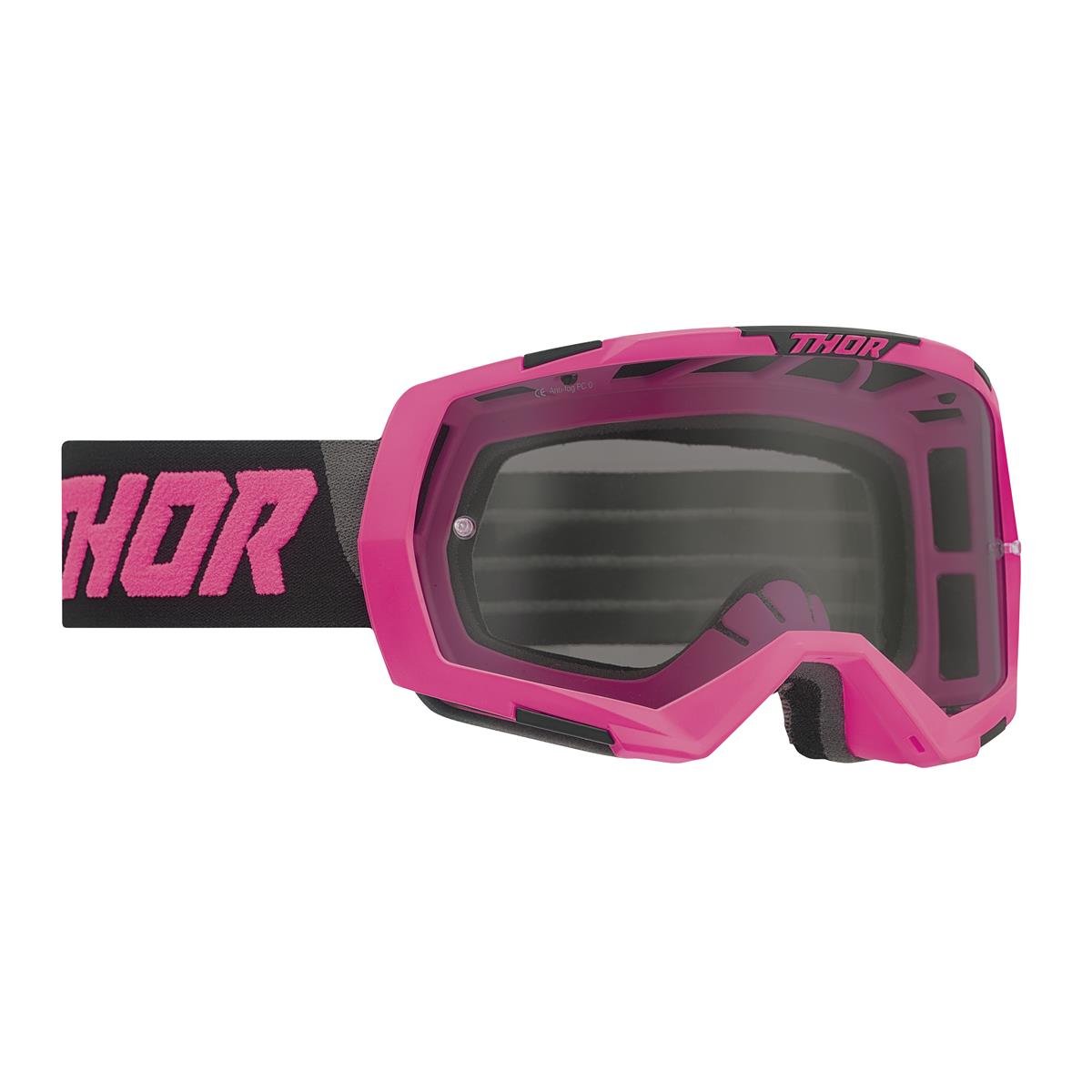 Thor MX Goggle Regiment Flo Pink/Black