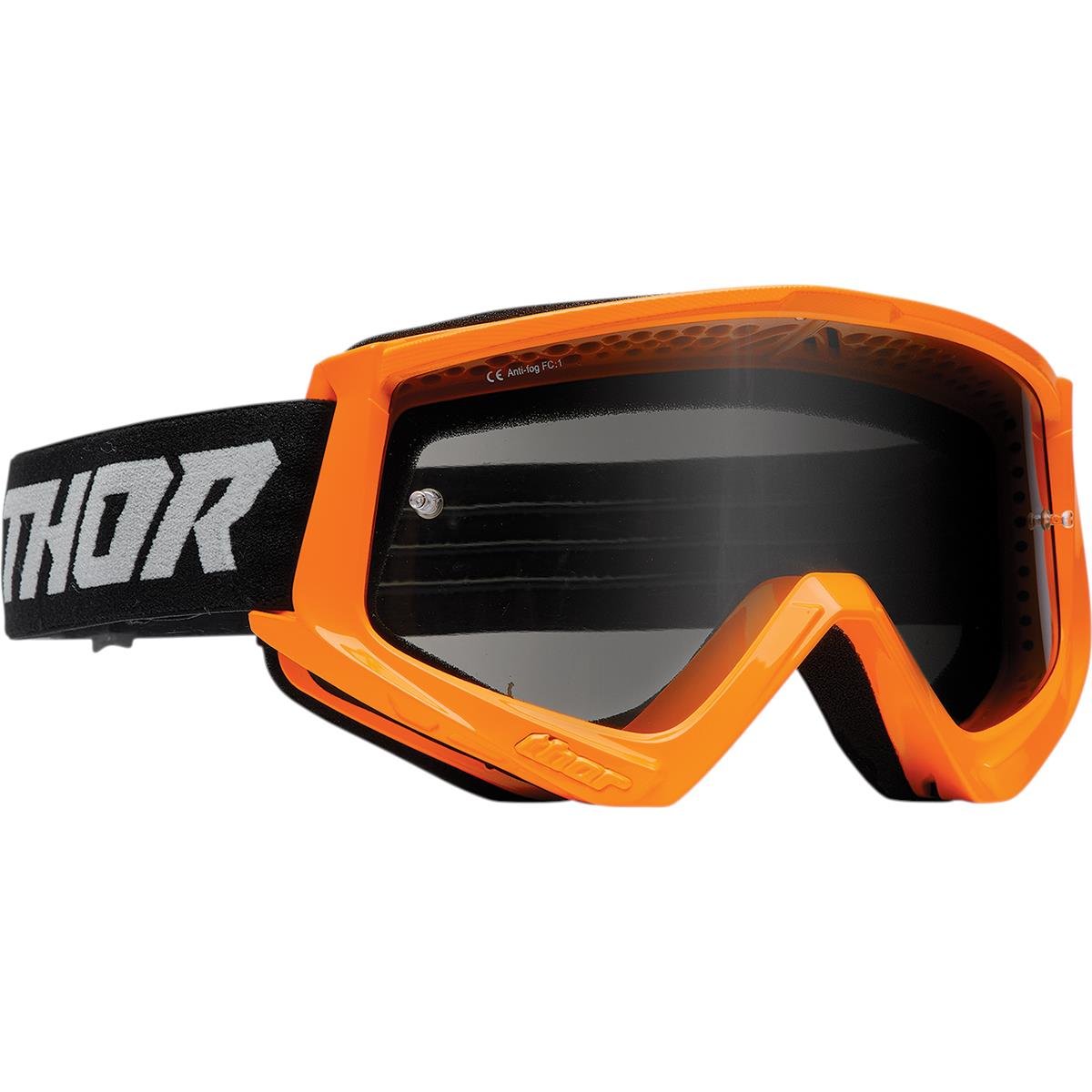 Thor Crossbrille Combat Sand Flo Orange/Schwarz