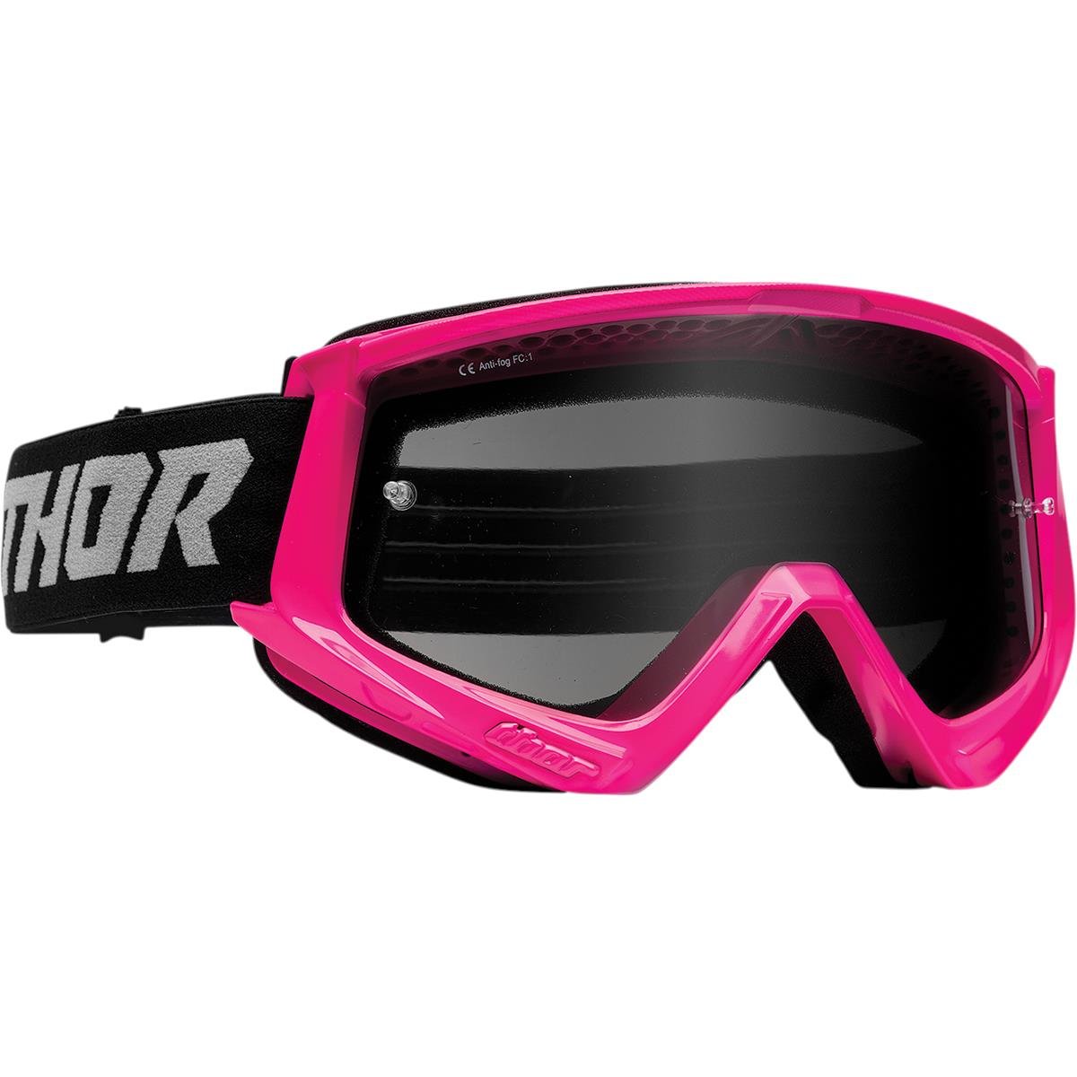 Thor Crossbrille Combat Sand Flo Pink/Schwarz