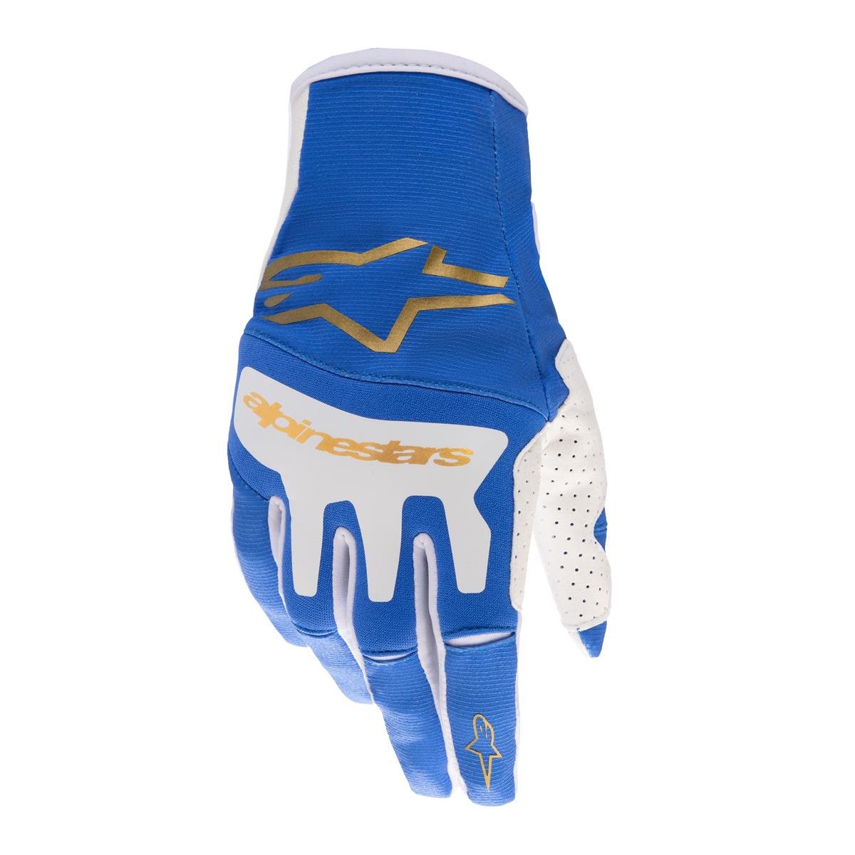 Alpinestars Handschuhe Techstar Blau/Gold