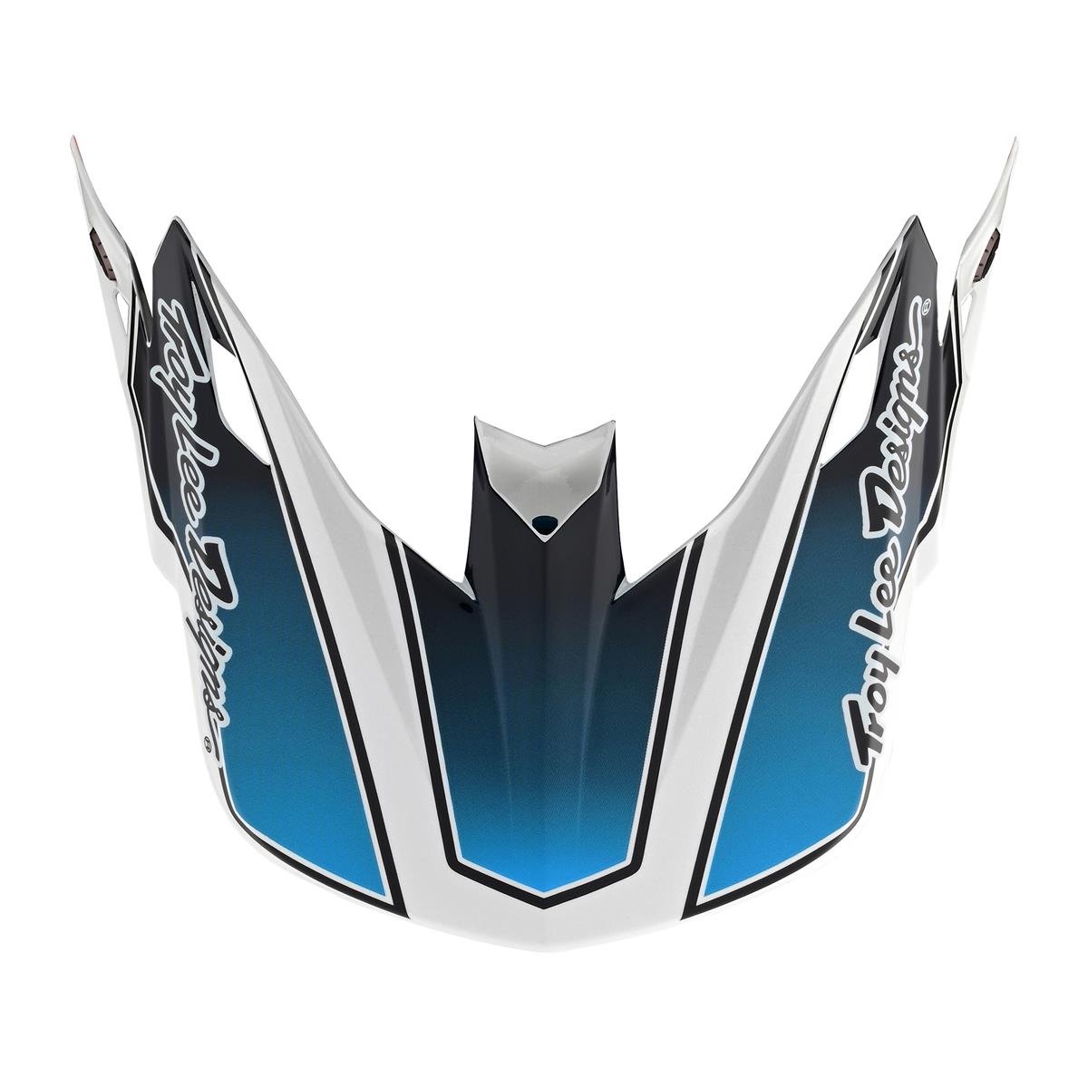 Troy Lee Designs MX Helmet Visor SE5 Team - White/Black