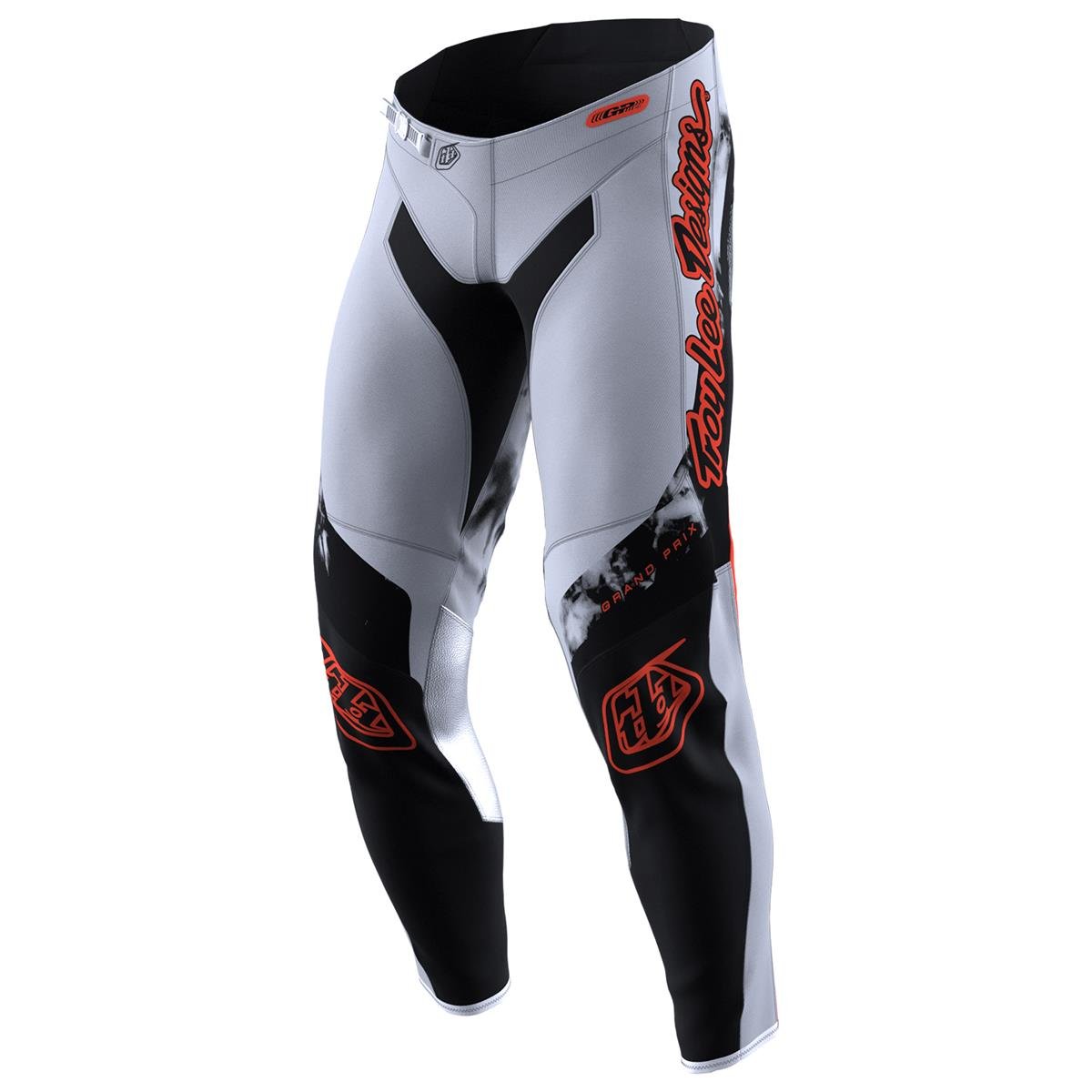 Troy Lee Designs MX Pants GP Astro - Light Gray/Orange