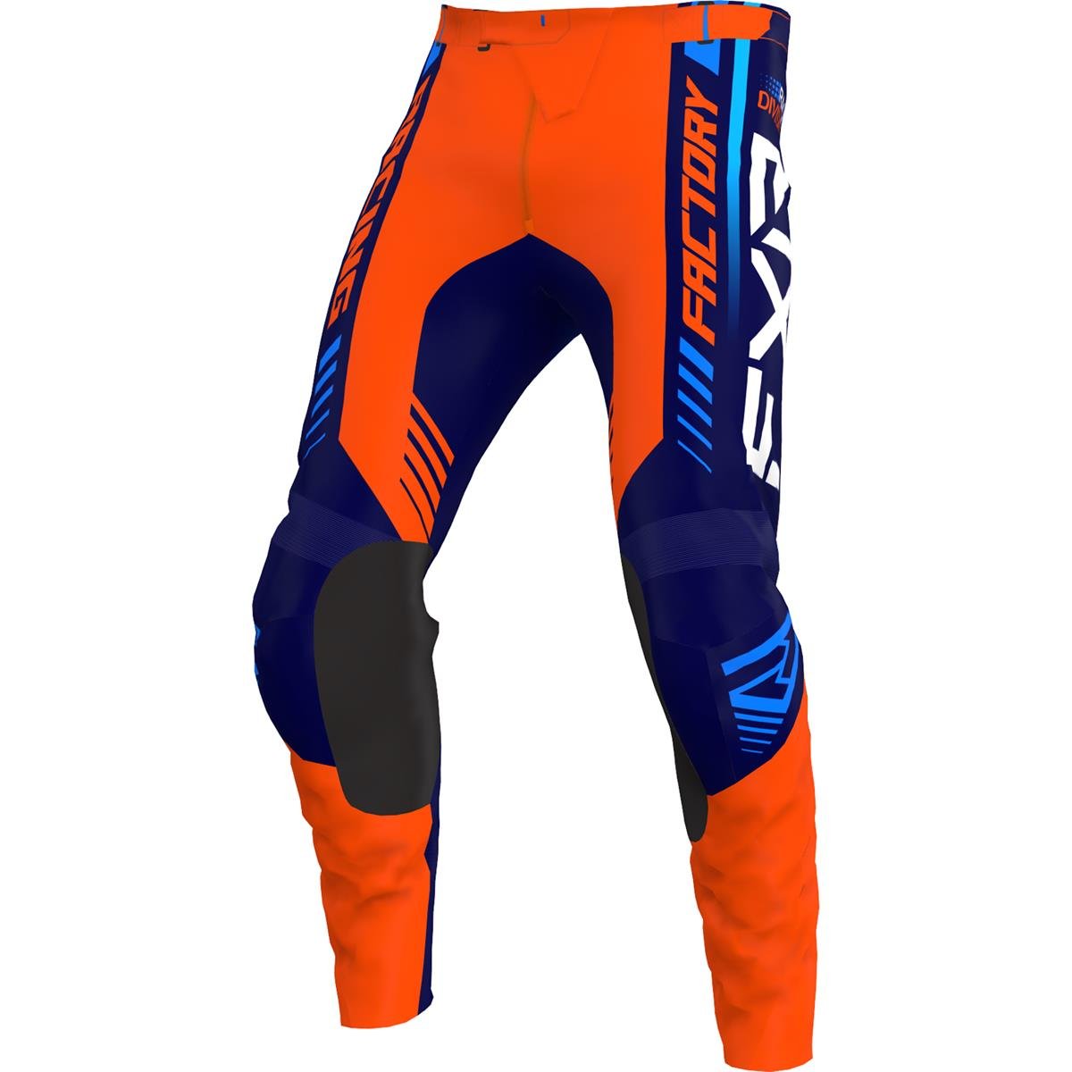 FXR Pantaloni MX Clutch Pro Arancione/Navy