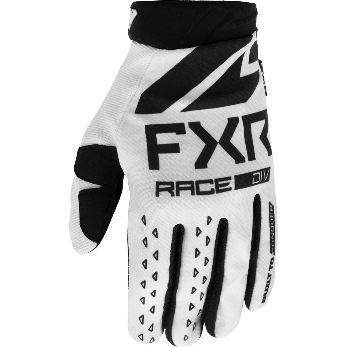 FXR MX Gloves Reflex White/Black
