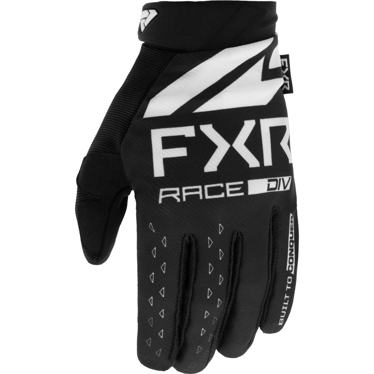 FXR MX Handschuhe Reflex Schwarz/Weiß