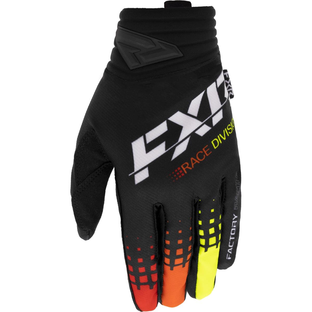 FXR MX Gloves Prime Black/Red/Orange