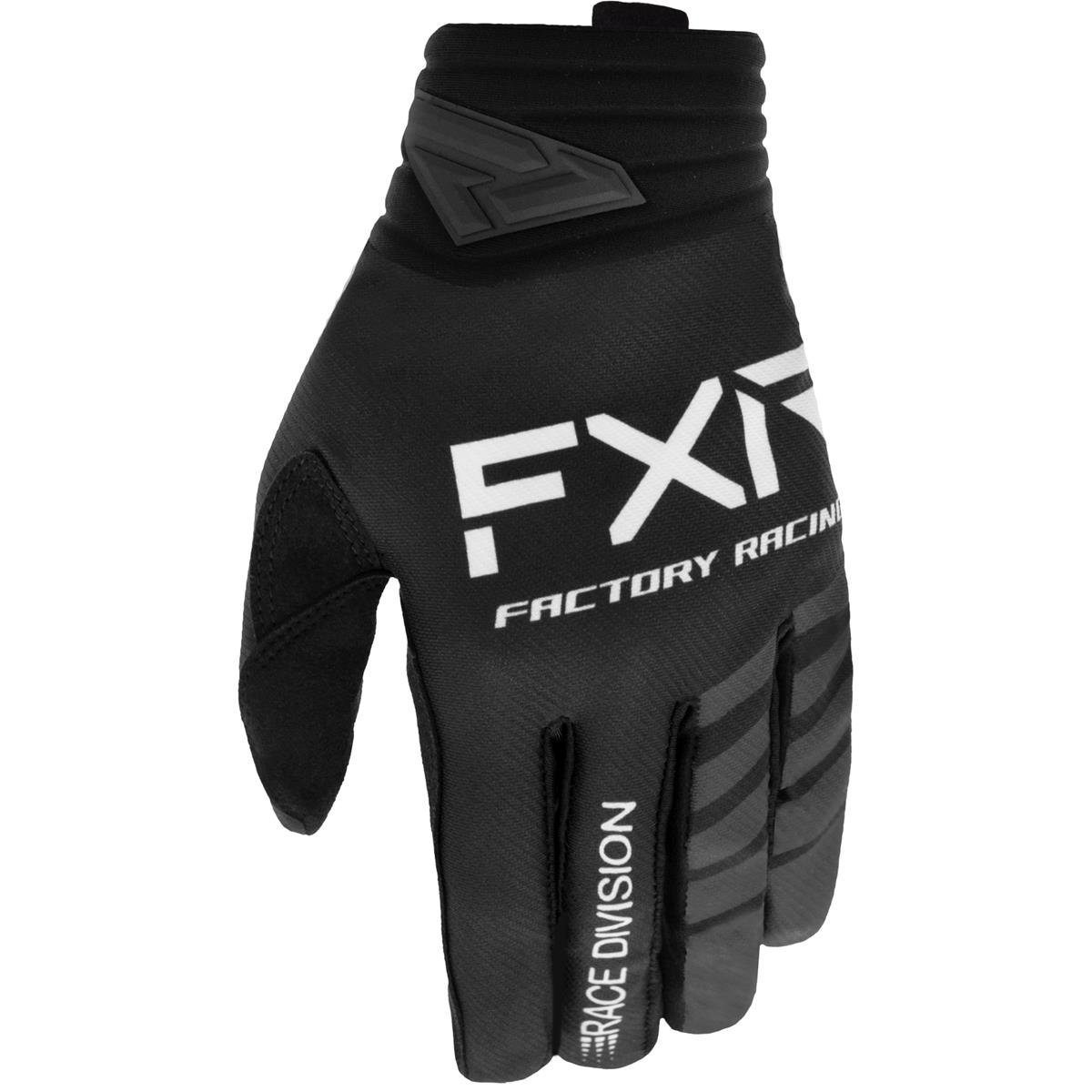 FXR MX Handschuhe Prime Schwarz/Weiß