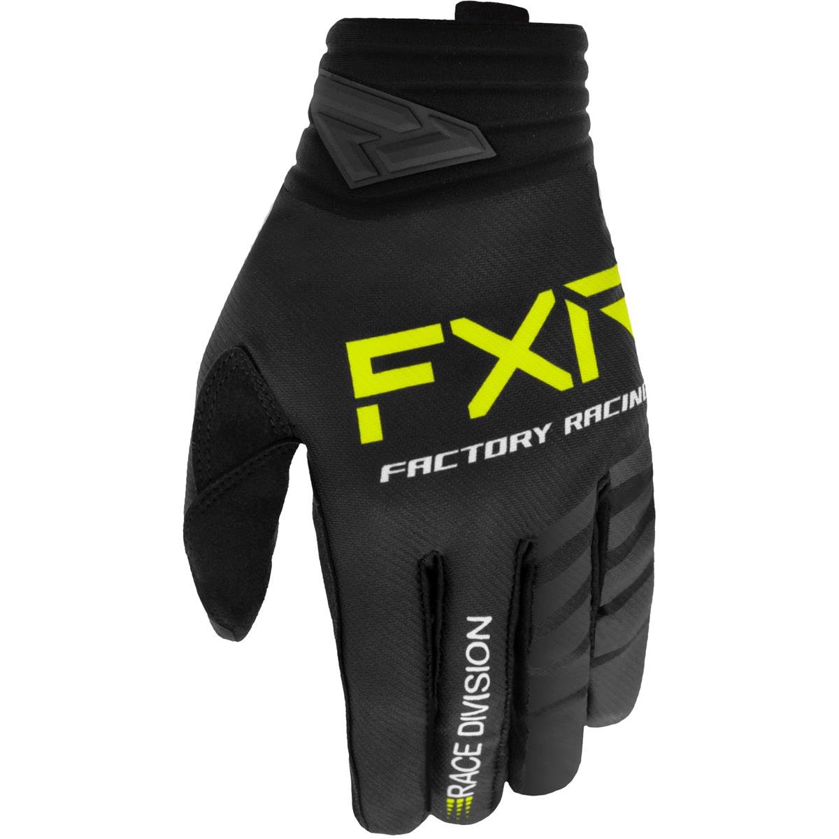 FXR MX Gloves Prime Black/HiVis