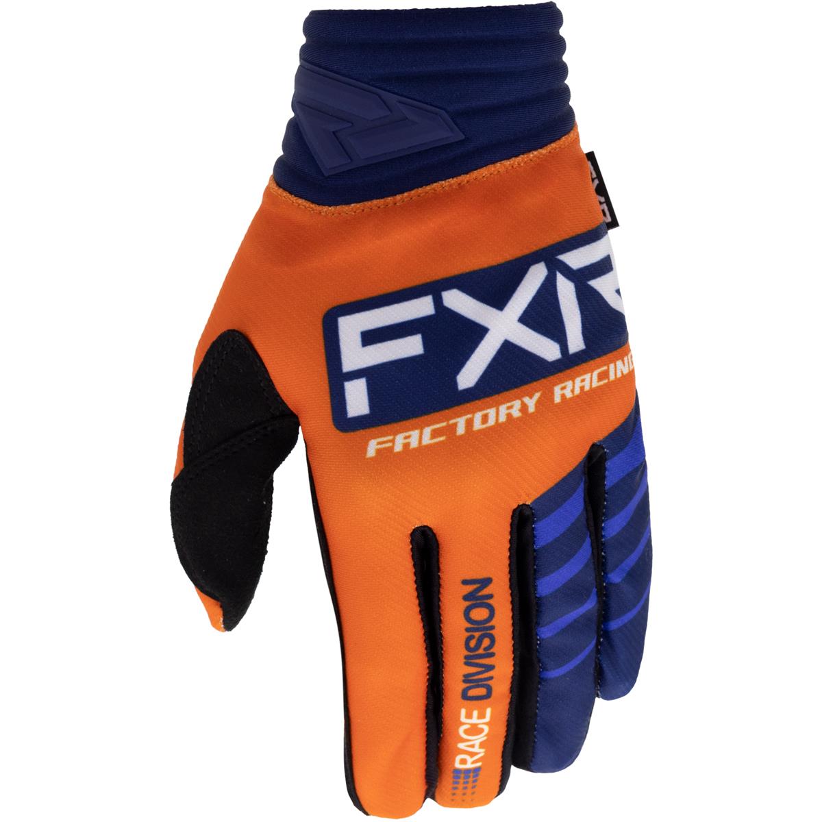 FXR MX Gloves Prime Orange/Navy