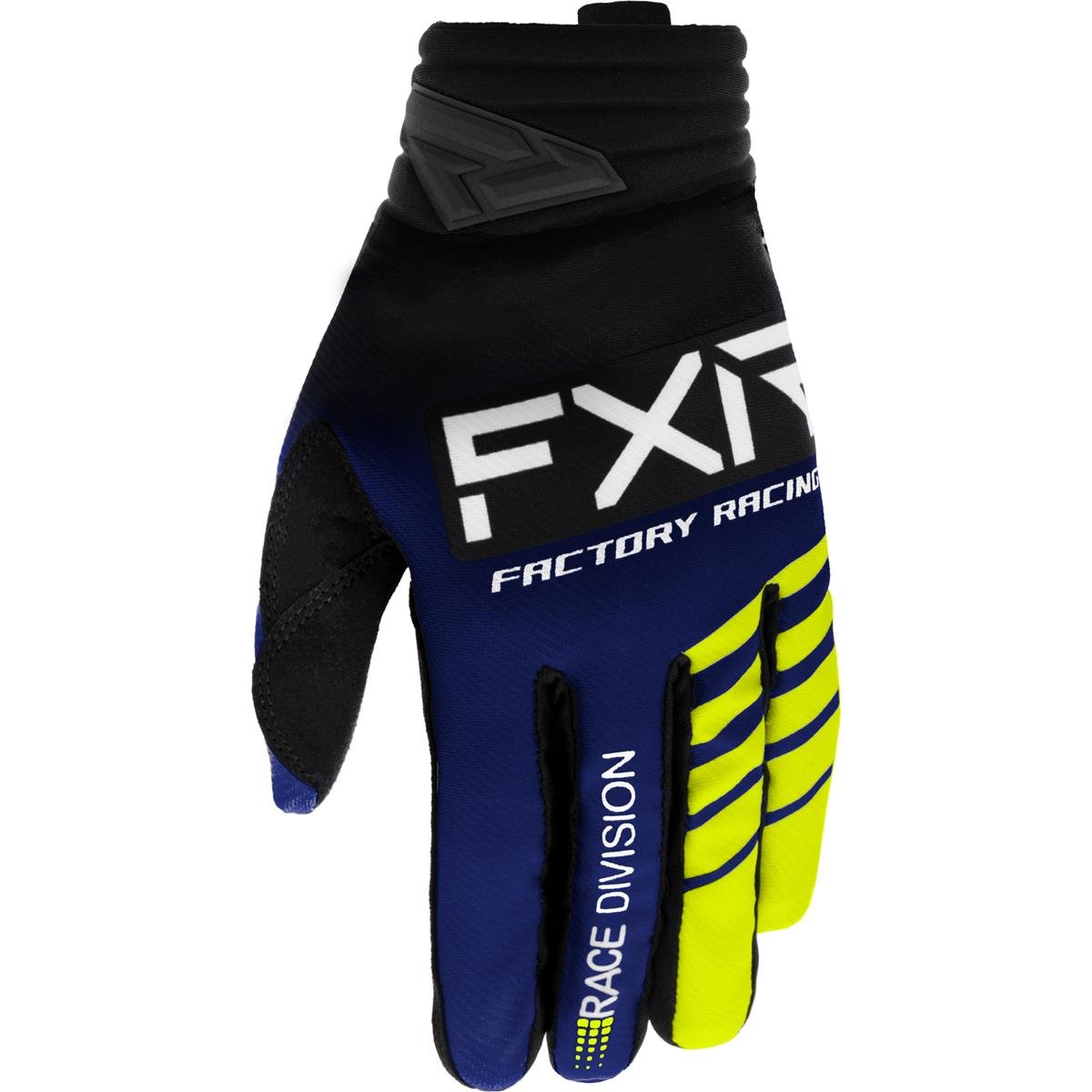 FXR MX Gloves Prime Midnight/HiVis