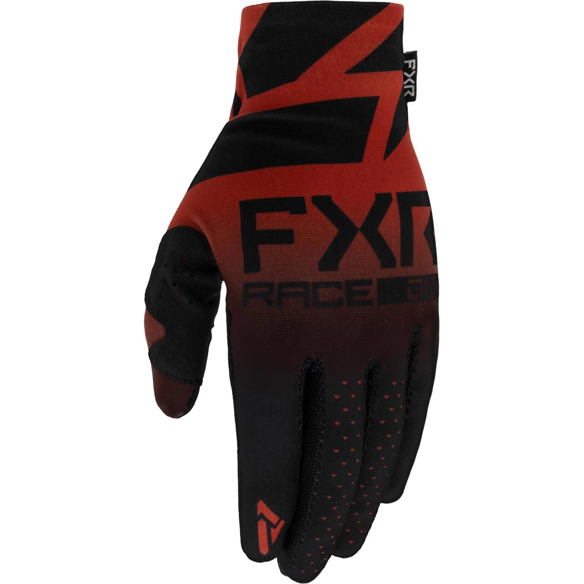 FXR Kids Gloves Pro-Fit Lite Red/Black Fade