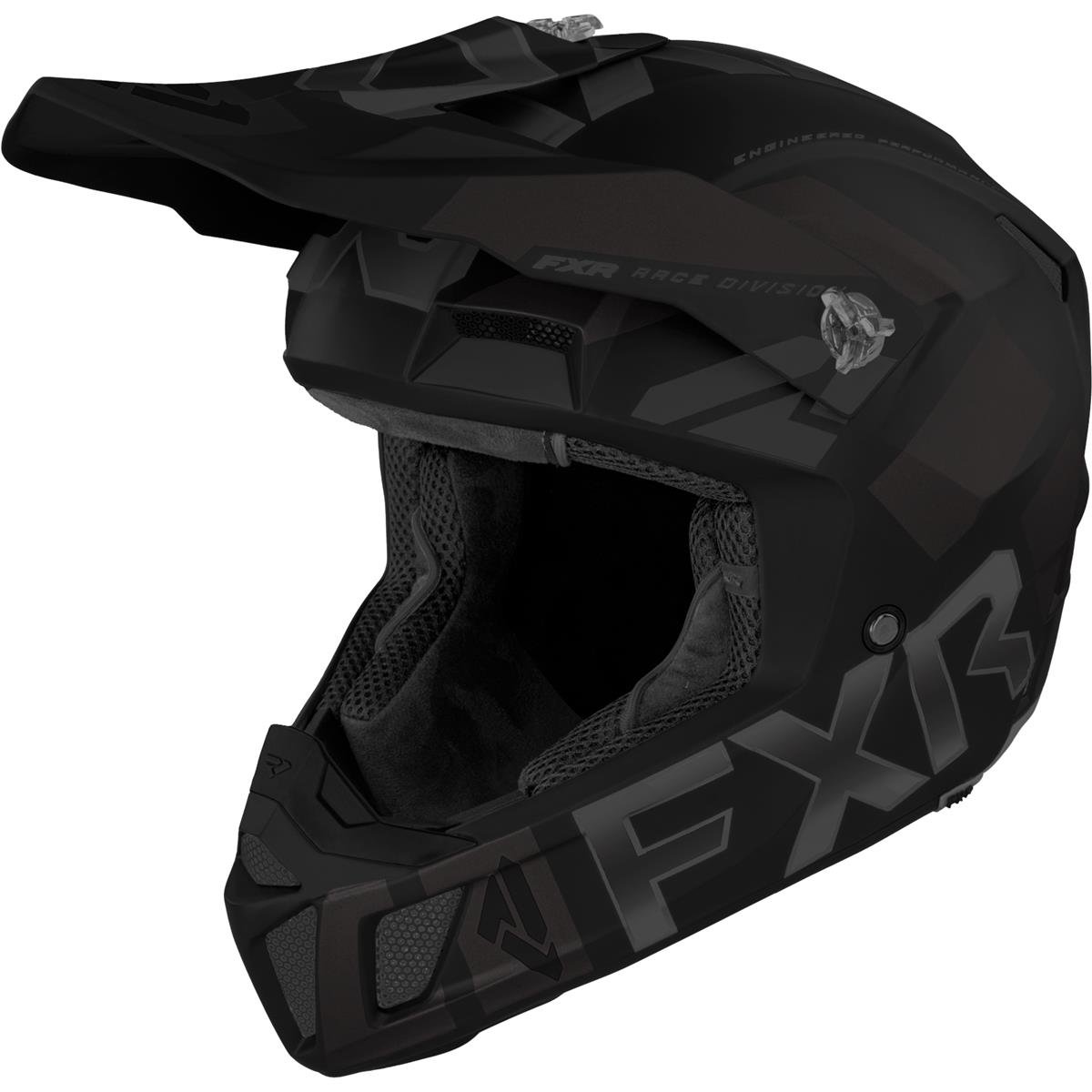 FXR Motocross-Helm Clutch Evo Black Ops