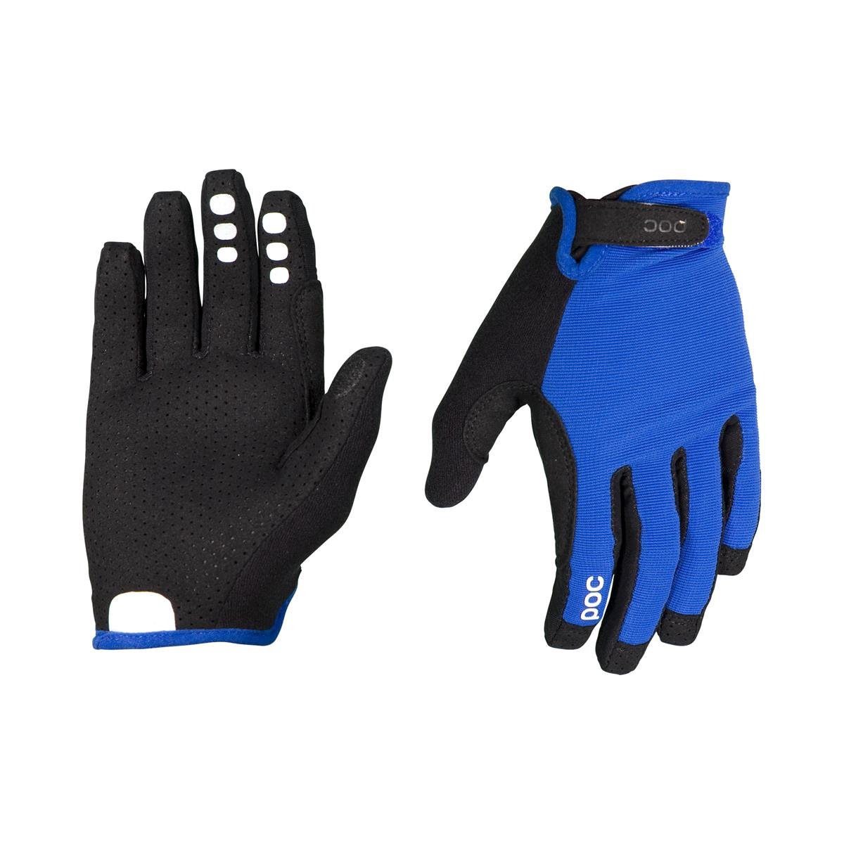 POC Kids MTB Gloves Resistance MTB Adjustable Natrium Blue