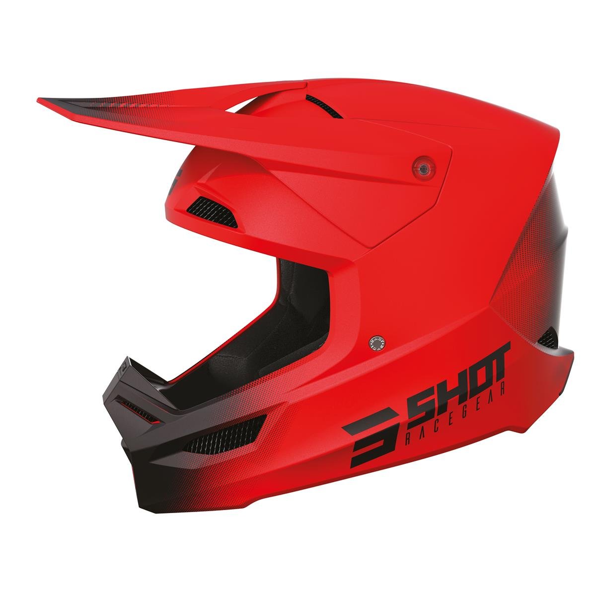 Shot Motocross-Helm Race Raw Red Matt