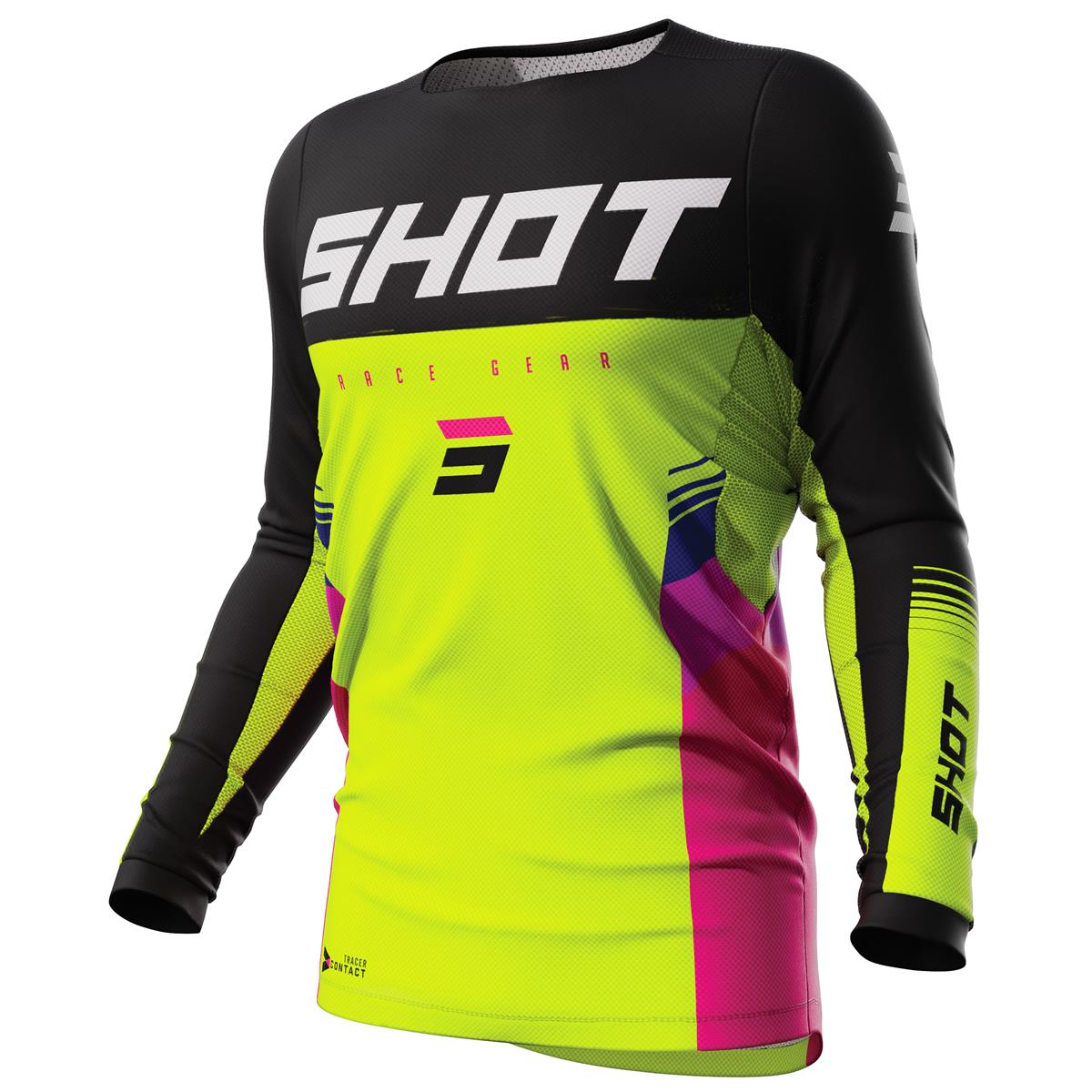Shot MX Jersey Contact Tracer - Neon Yellow
