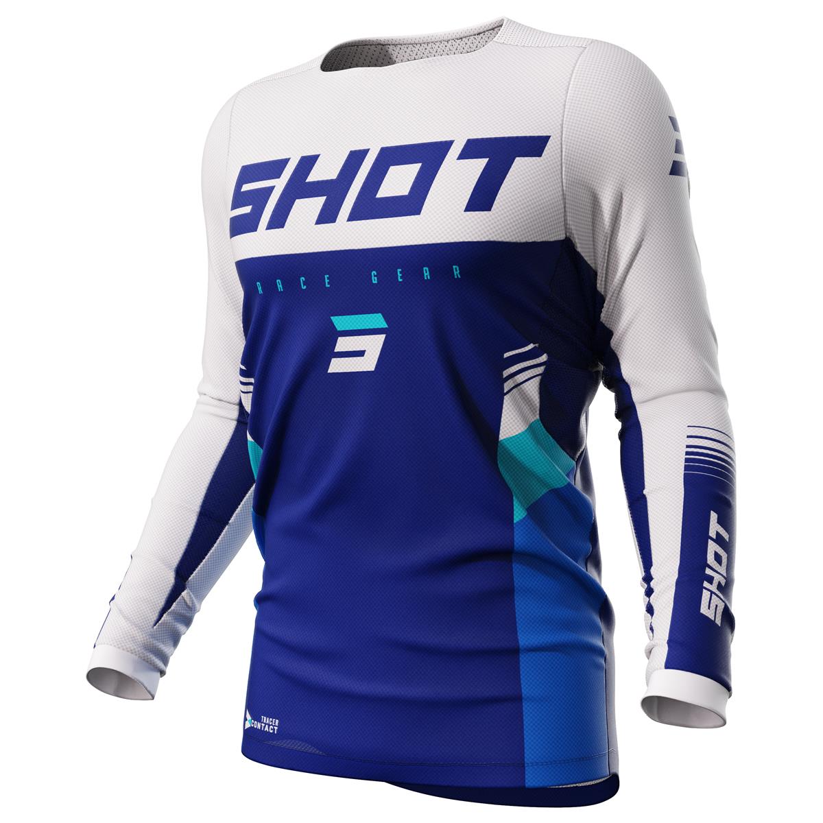 Shot Maglie MX Contact Tracer - Blu