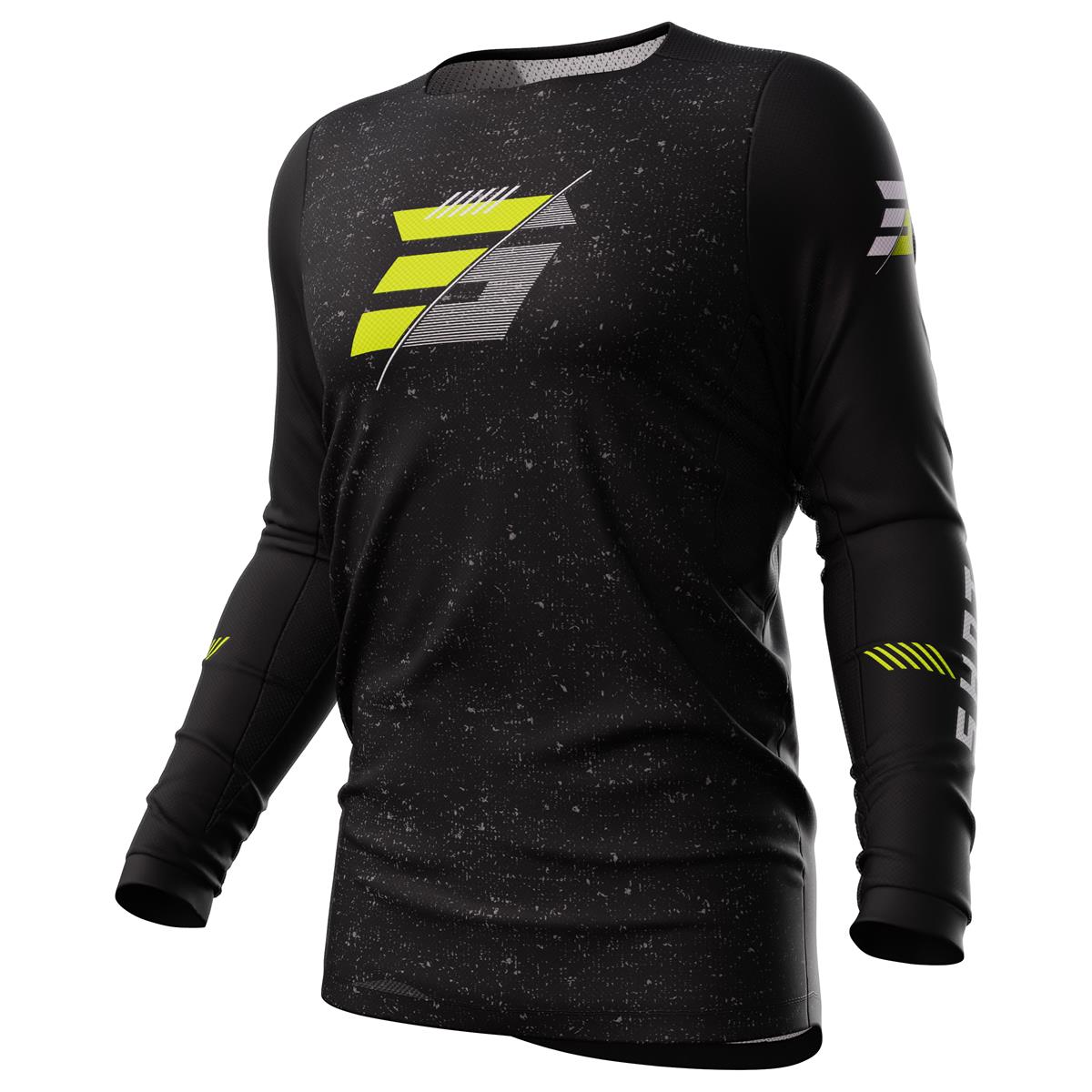 Shot MX Jersey Contact Speck - Black/Neon Yellow