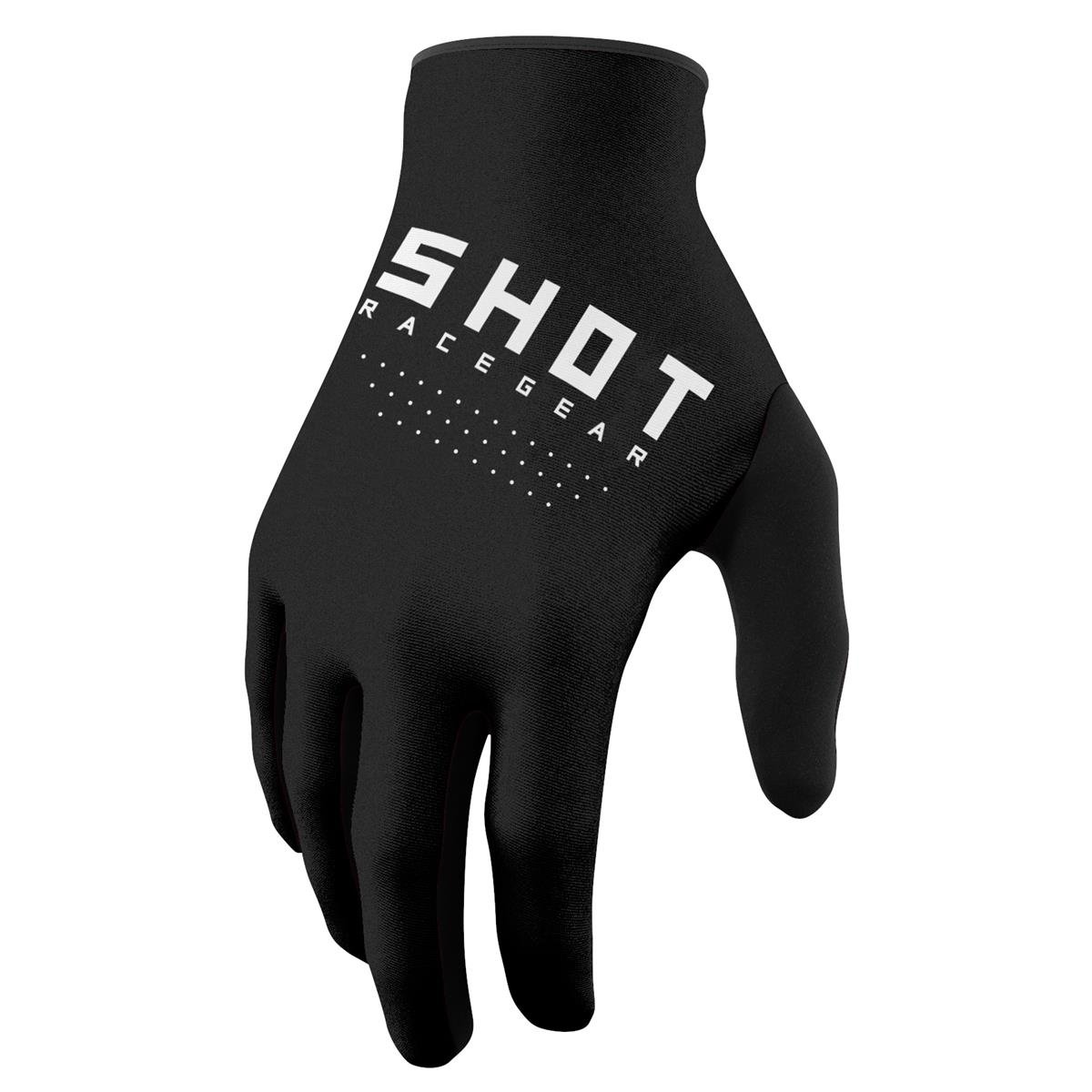 Shot Gloves Raw Black