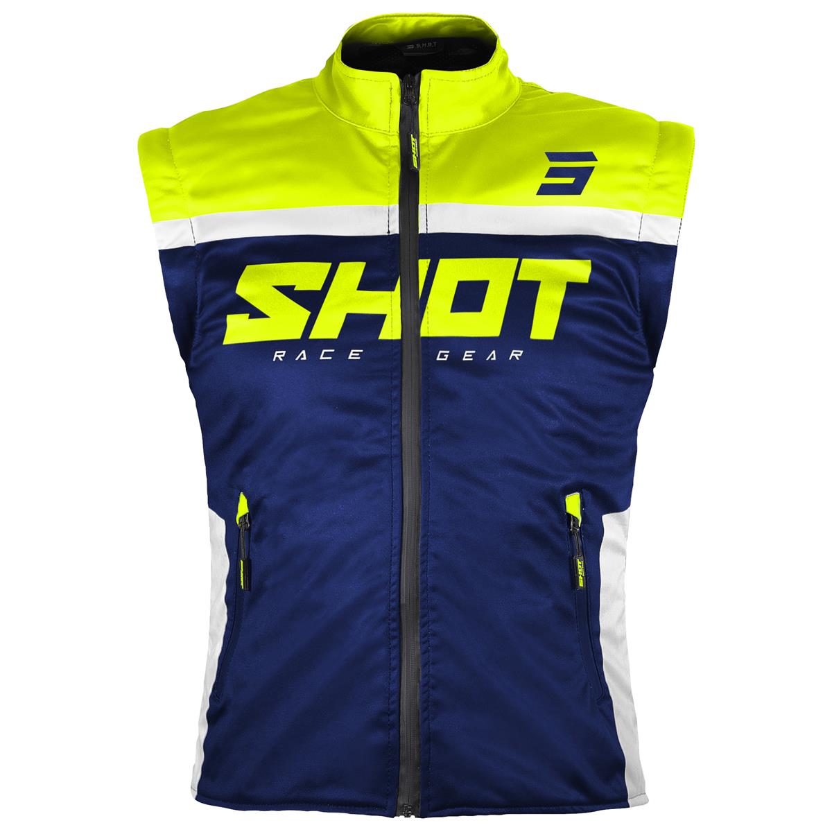 Shot Vest Bodywarmer Lite 3.0 Navy/Neon Yellow