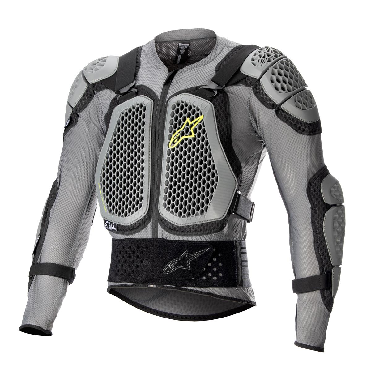 Alpinestars Protector Jacket Bionic Action V2 Gray/Black/Neon Yellow  Maciag Offroad