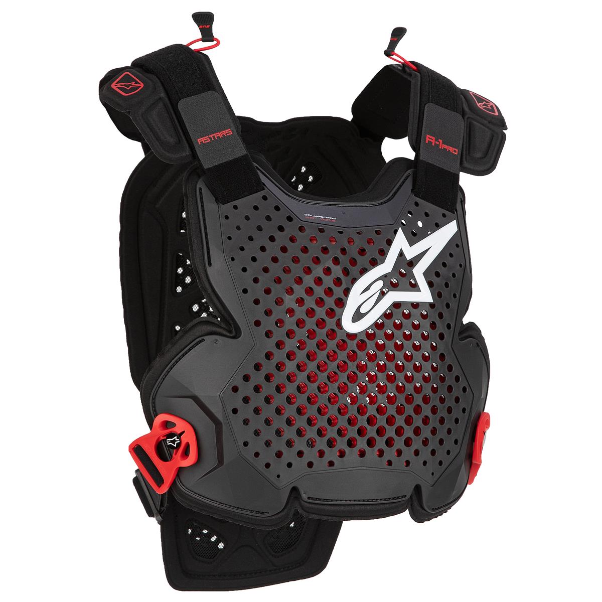 Alpinestars Chest Protector A-1 Pro Anthracite/Black/Red