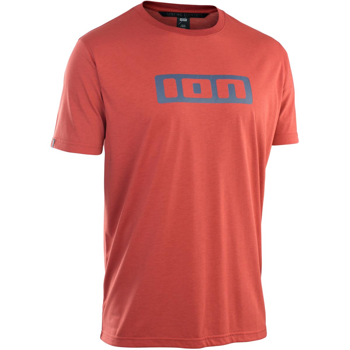 ION MTB Jersey Short Sleeve Logo DR Spicy Red